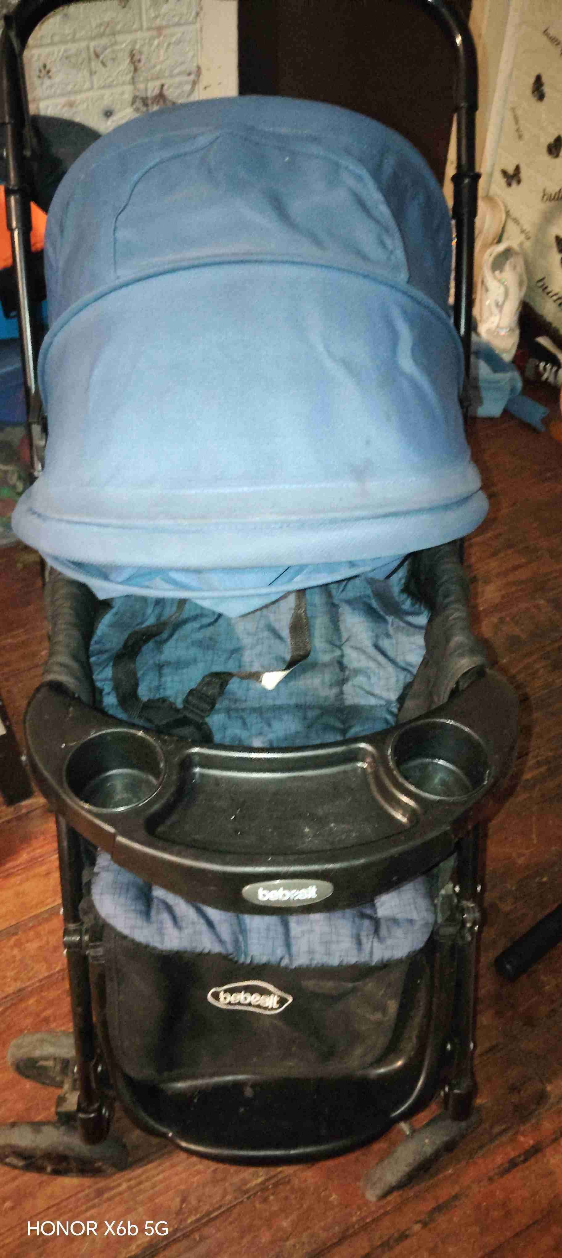 Coche para bebé azul - miniatura 1