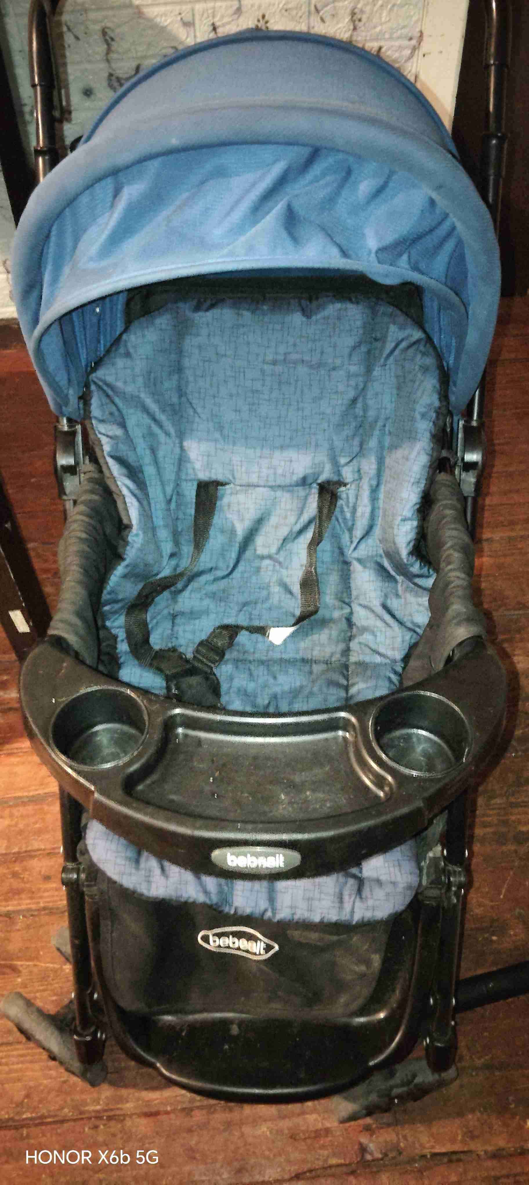 Coche para bebé azul - miniatura 2