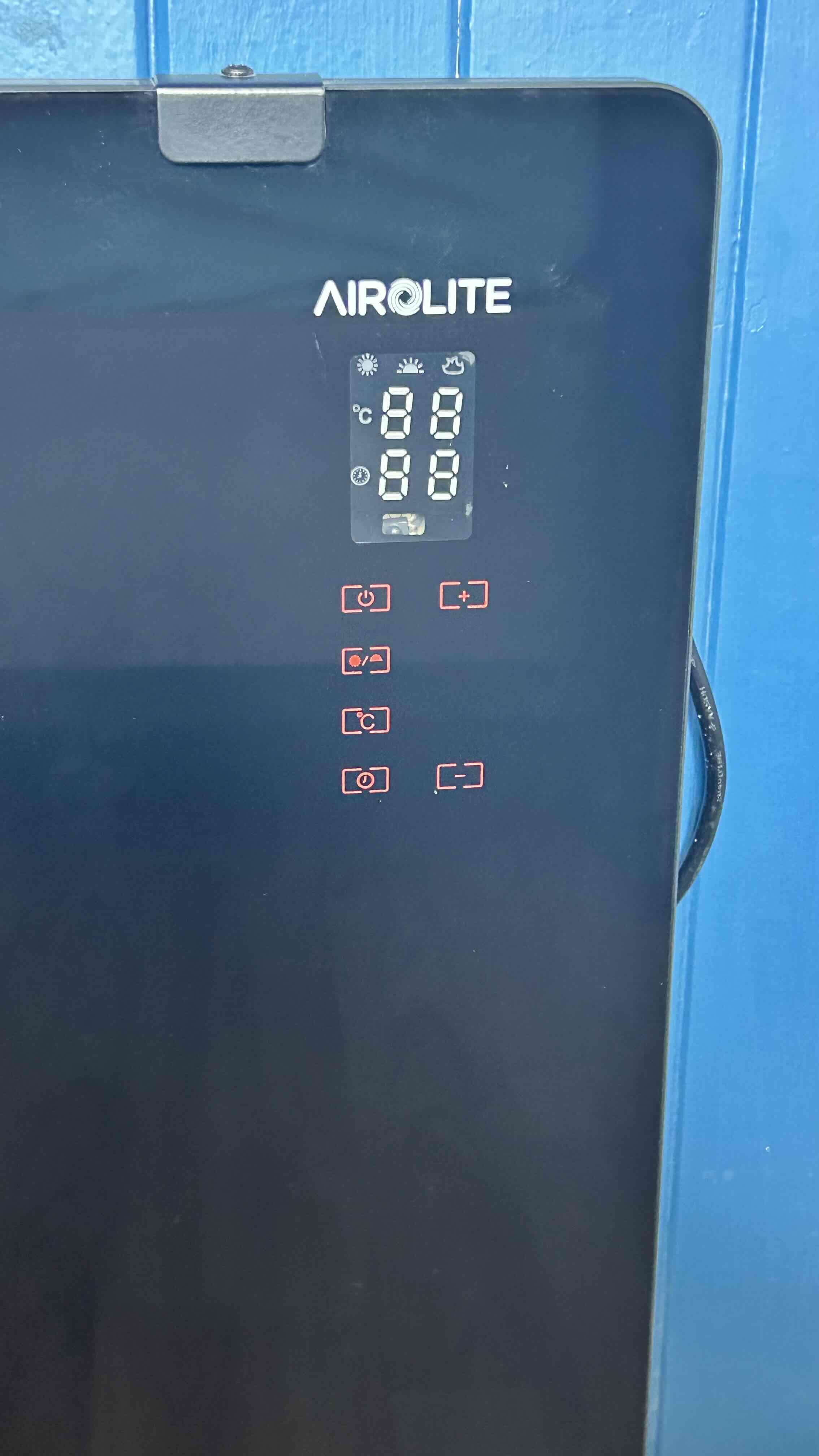 Calefactor eléctrico Airolite negro - miniatura 2