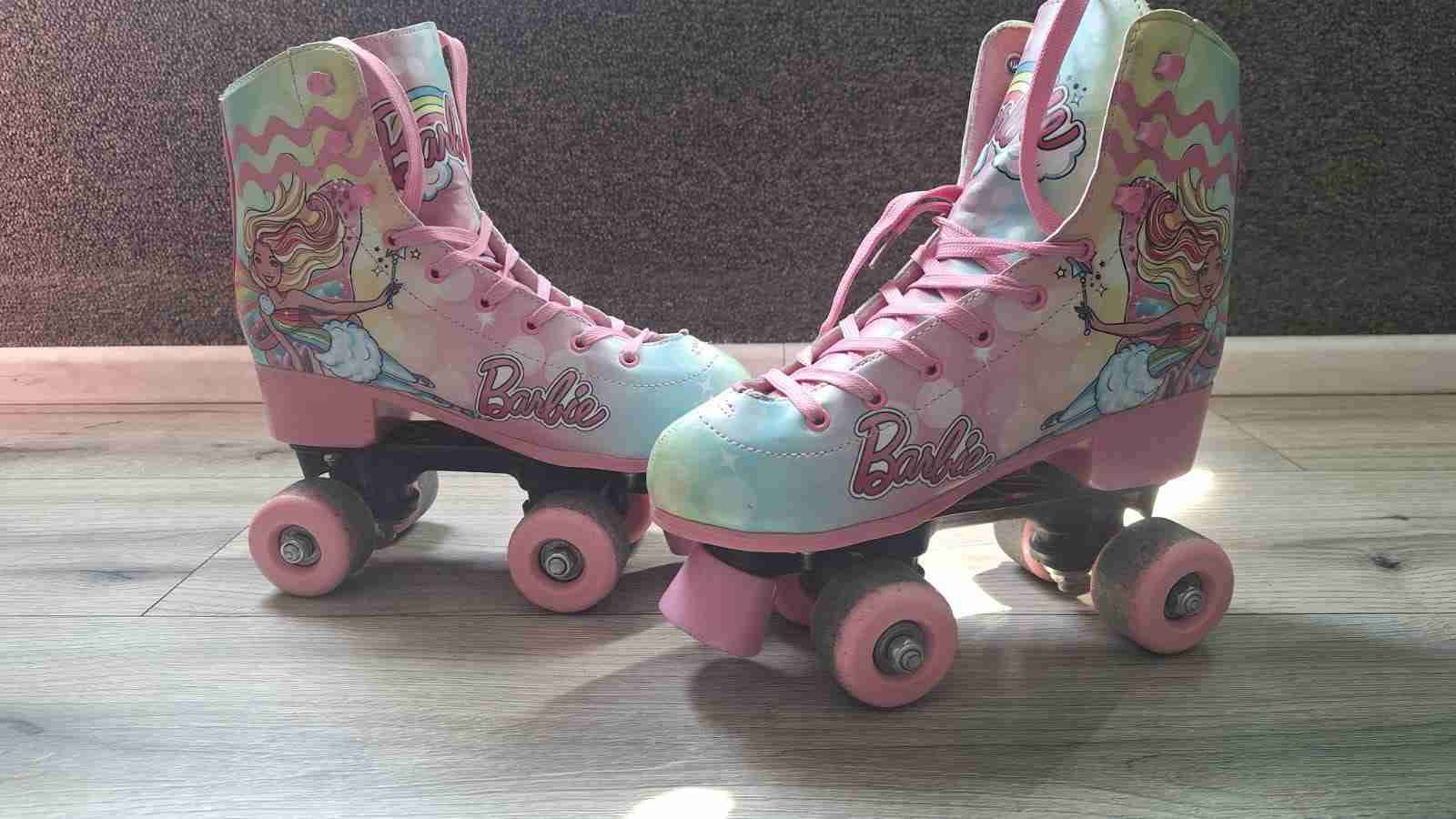 Patines Barbie rosados Originales - miniatura 1