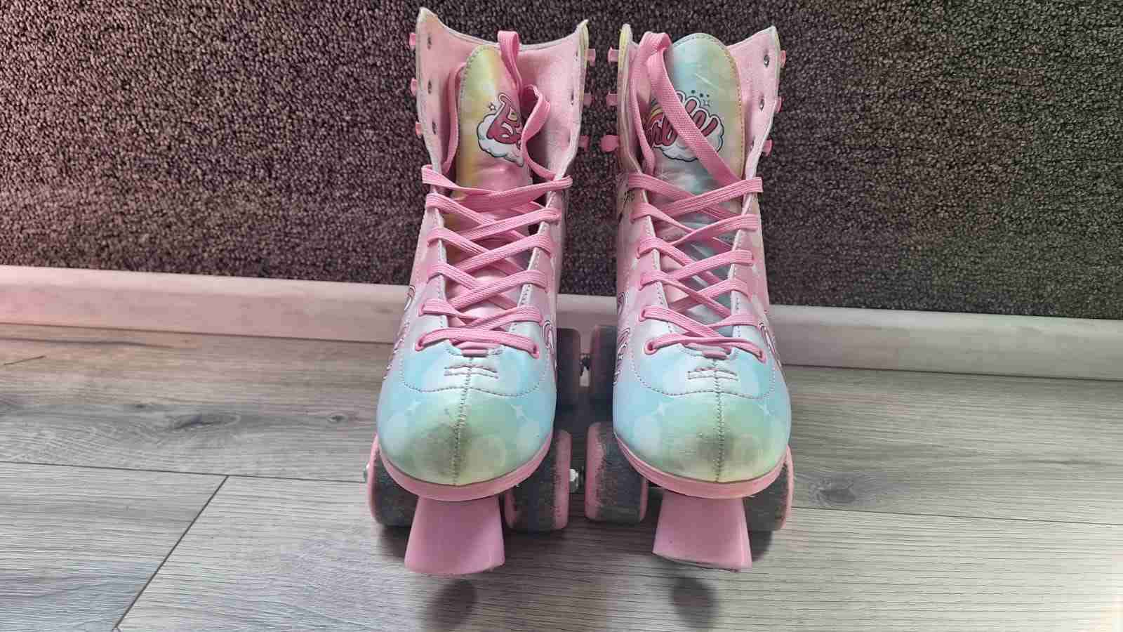 Patines Barbie rosados Originales - miniatura 2