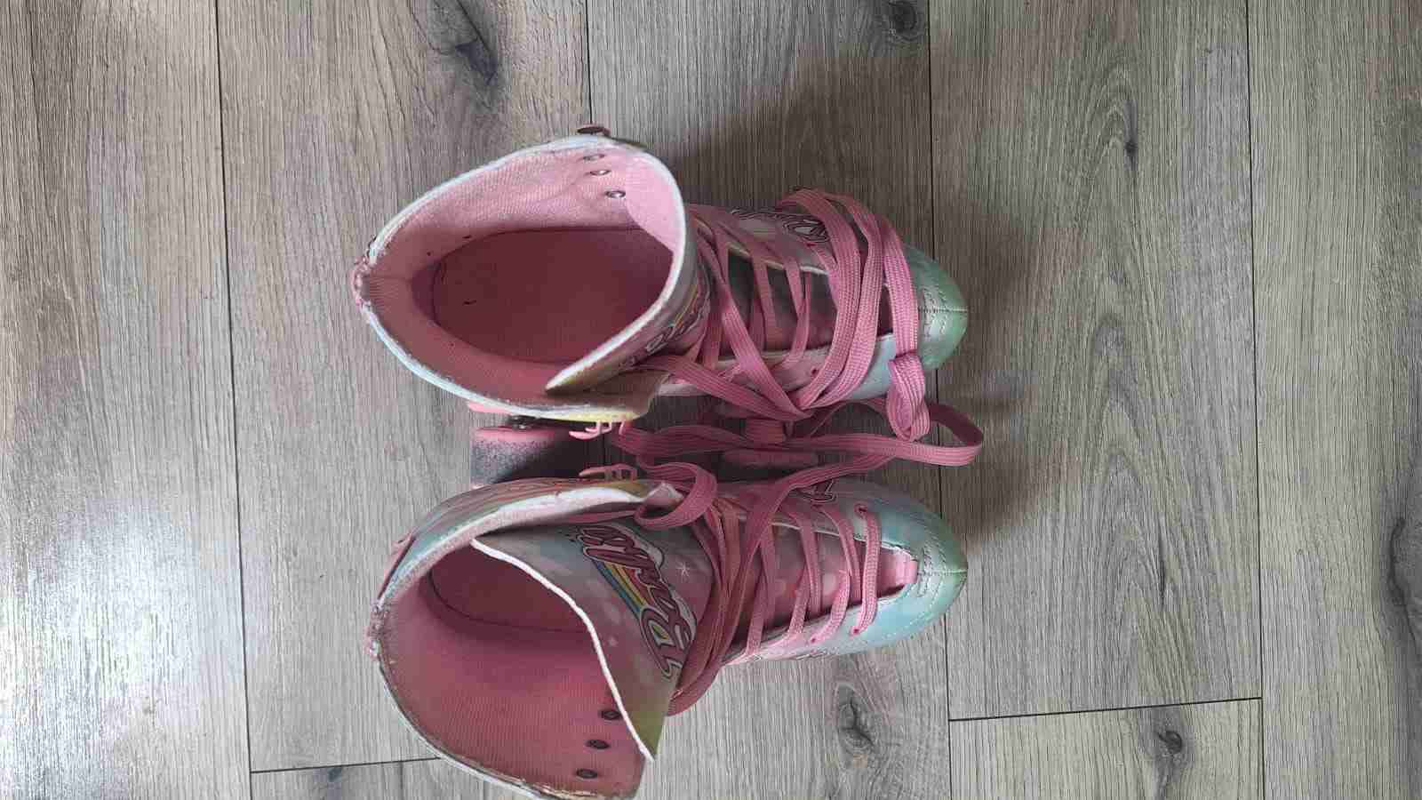 Patines Barbie rosados Originales - miniatura 4