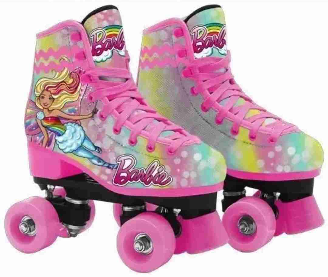 Patines Barbie rosados Originales - miniatura 5