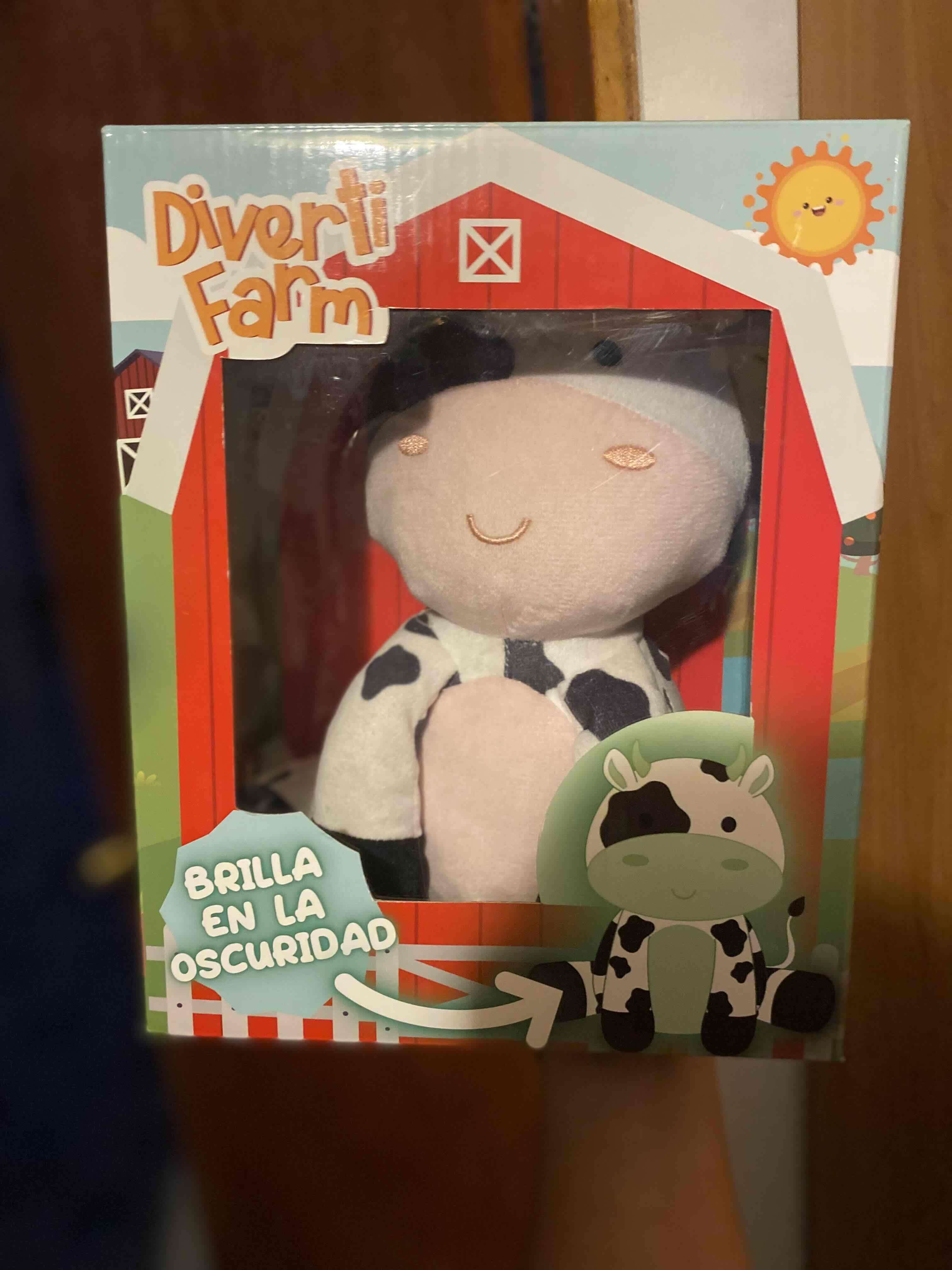 Peluche Diverti Farm vaca - miniatura 1