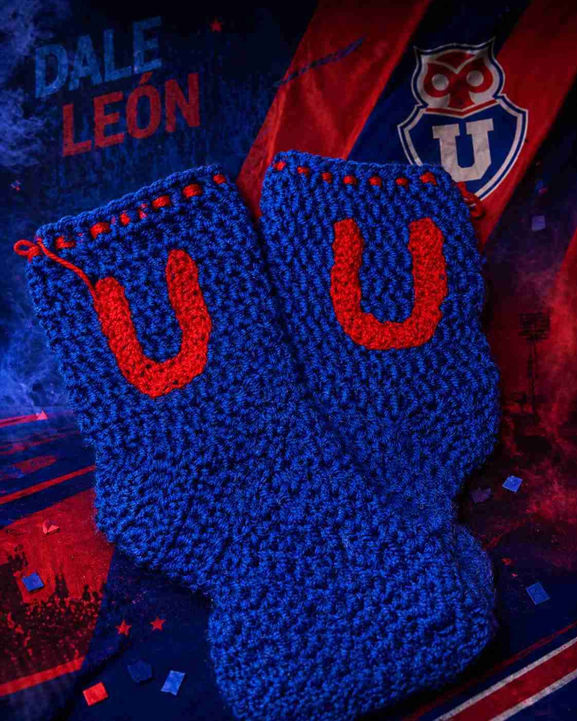 Calcetines tejidos Universidad de Chile