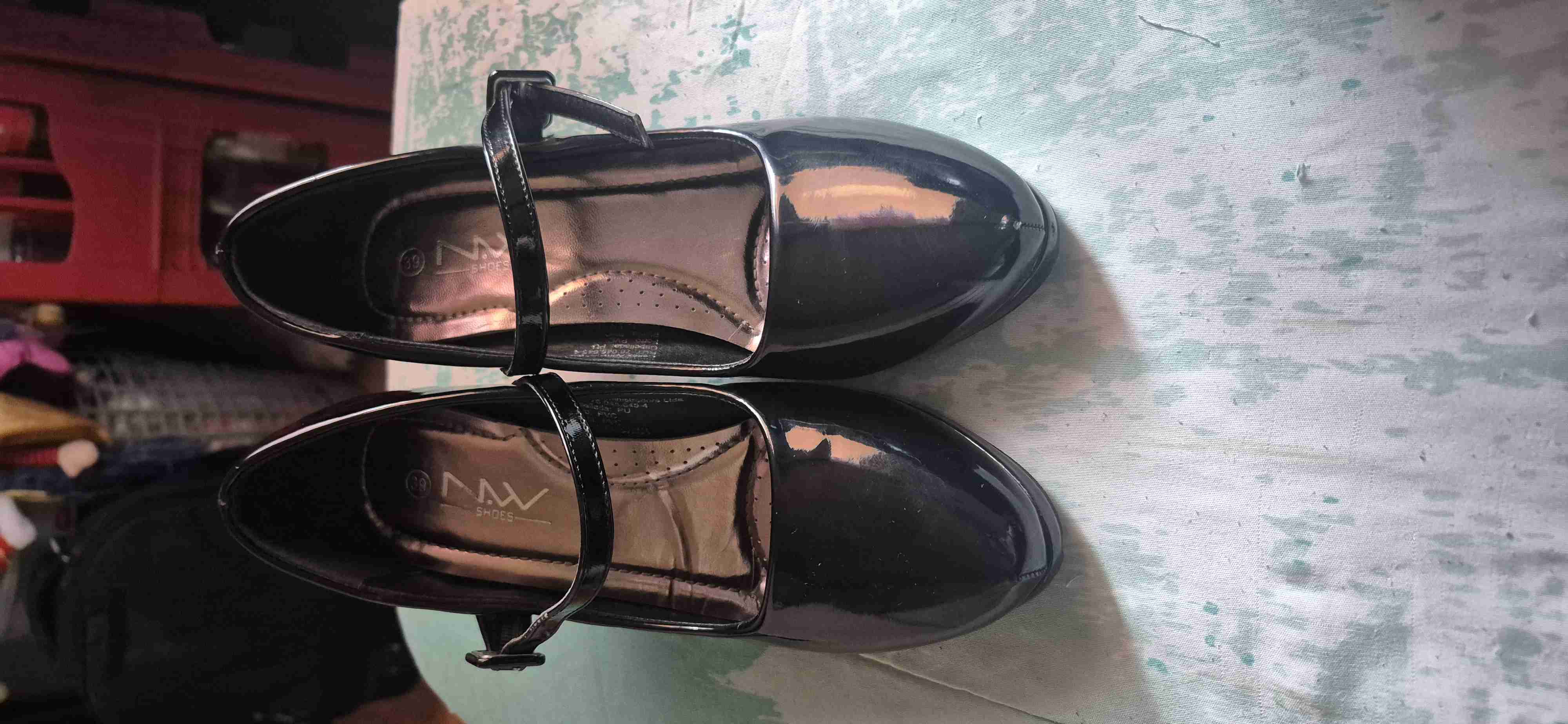 Zapatos negros con hebilla - miniatura 1