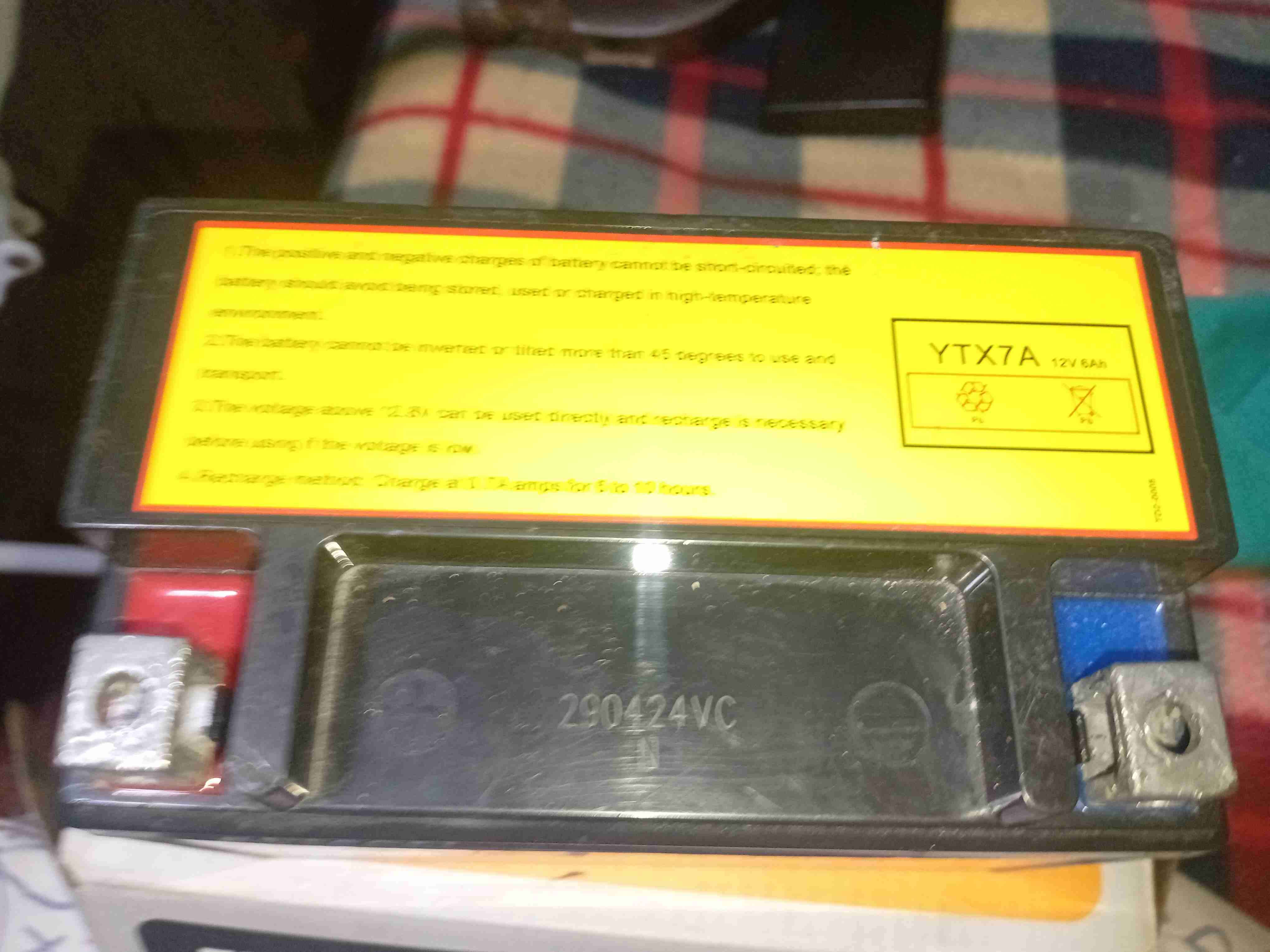 Batería GUYUE YTX7A 12V - miniatura 3