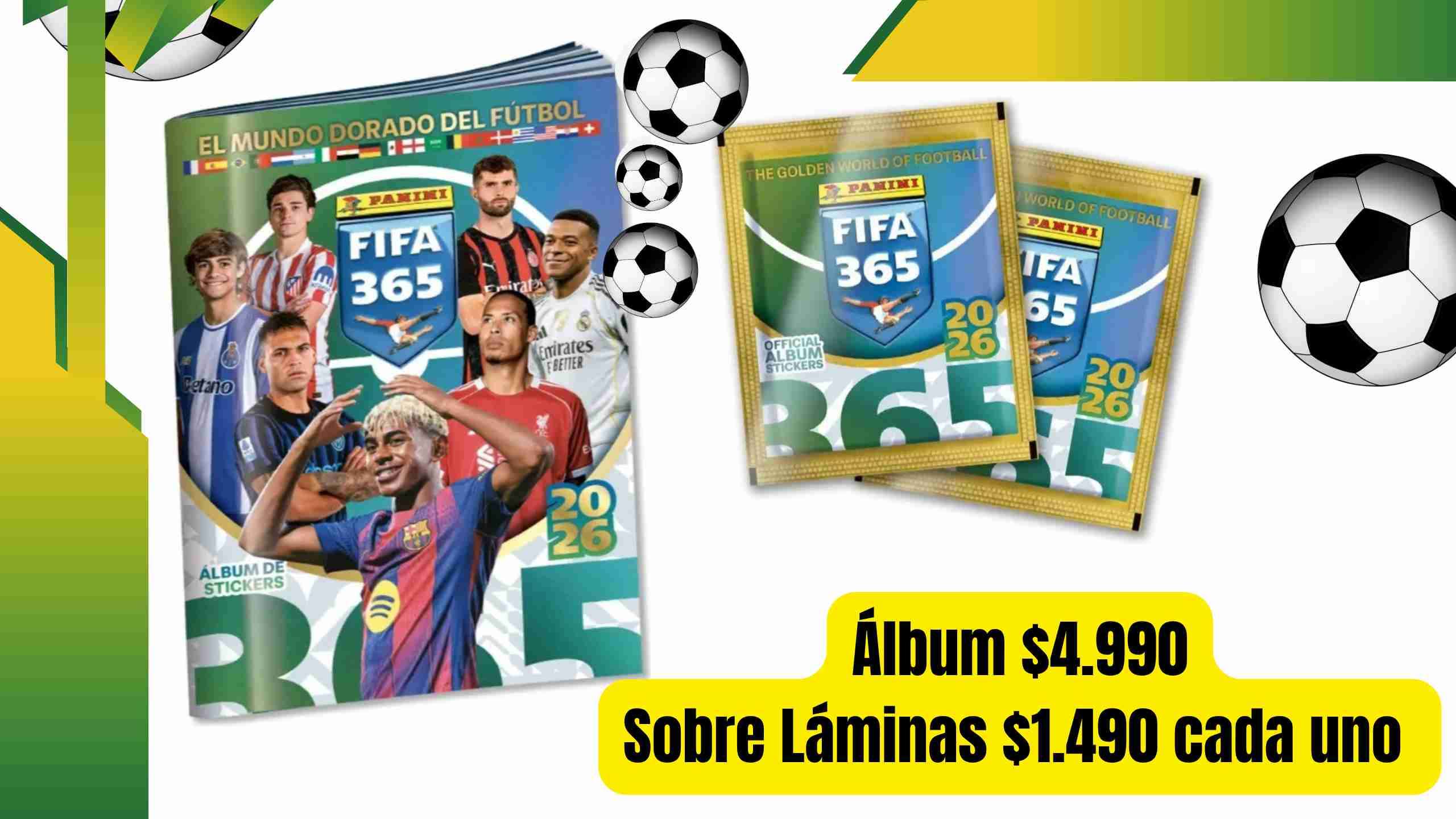 Álbum Panini FIFA 365 2026