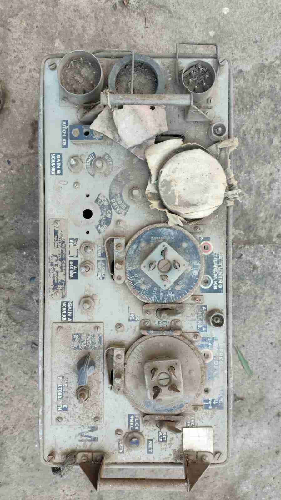 Equipo de radio antiguo tanke mk2