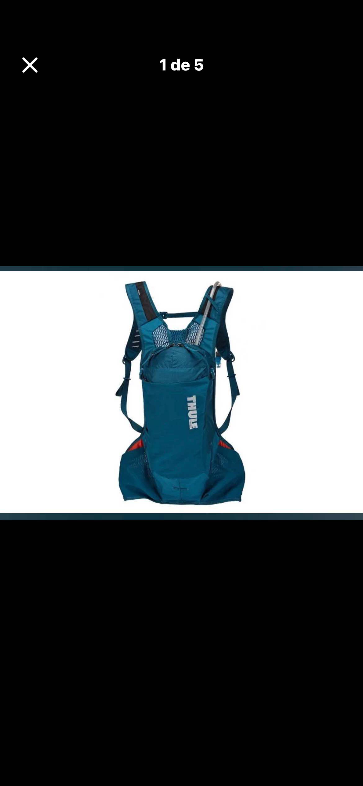 Mochila azul Thule con compartimentos - miniatura 1