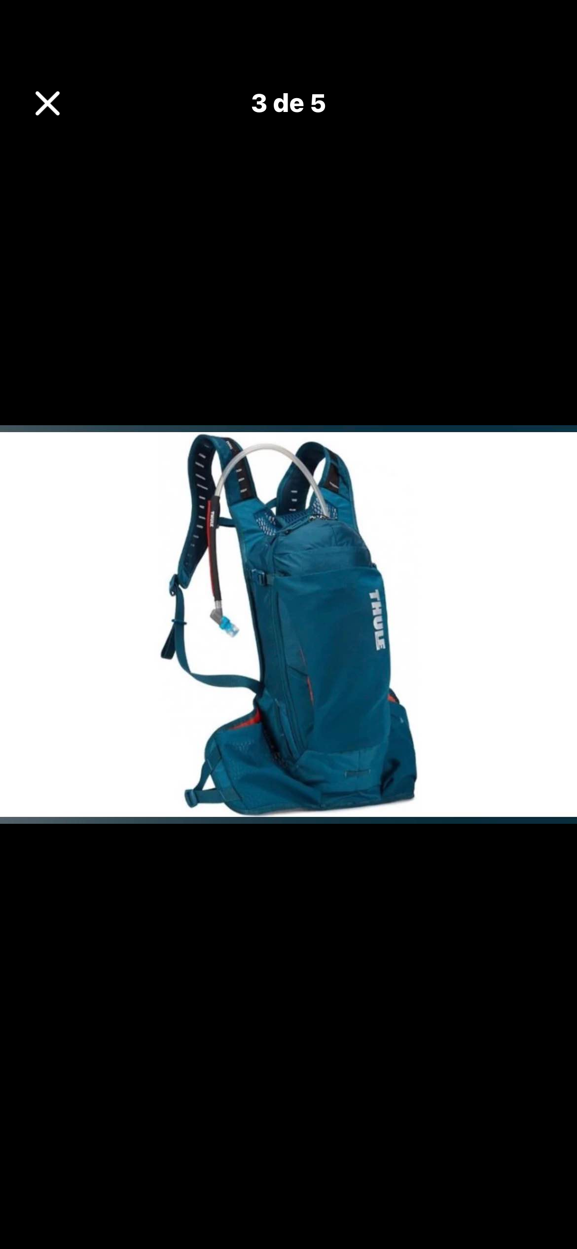 Mochila azul Thule con compartimentos - miniatura 2