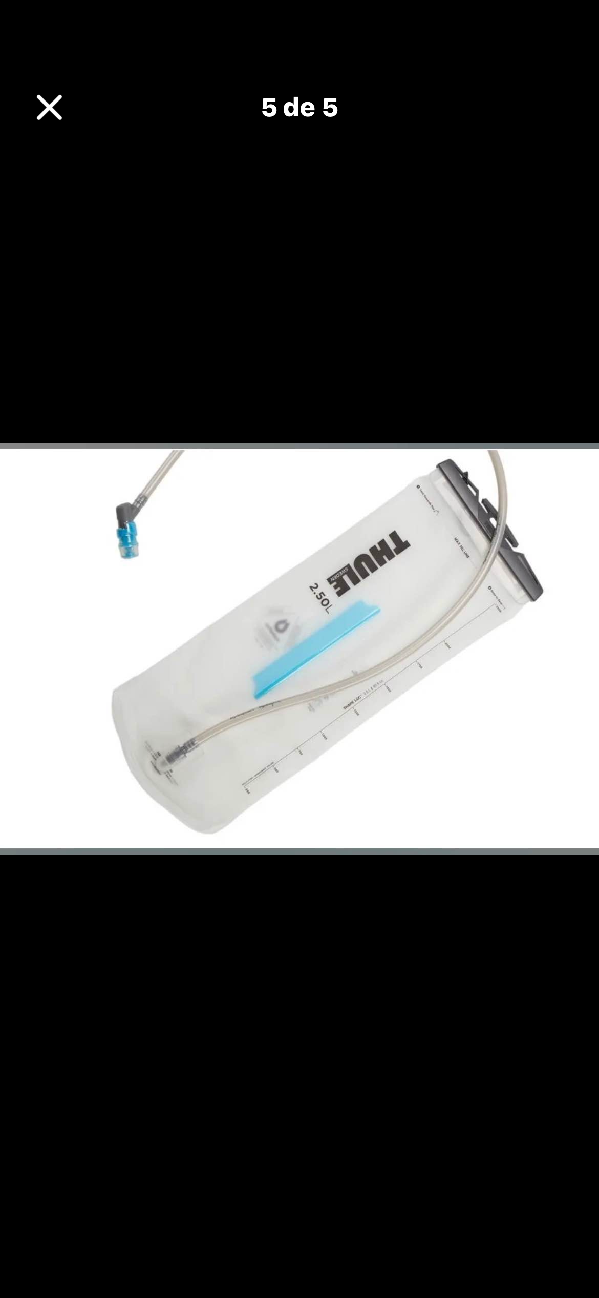 Mochila azul Thule con compartimentos - miniatura 4