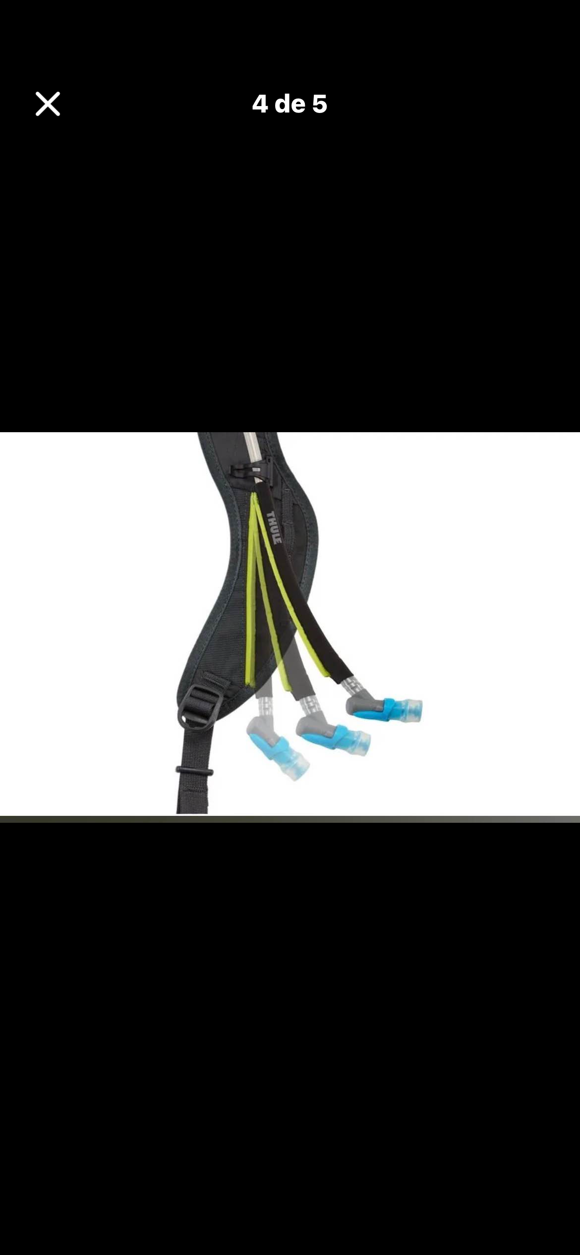 Mochila azul Thule con compartimentos - miniatura 5