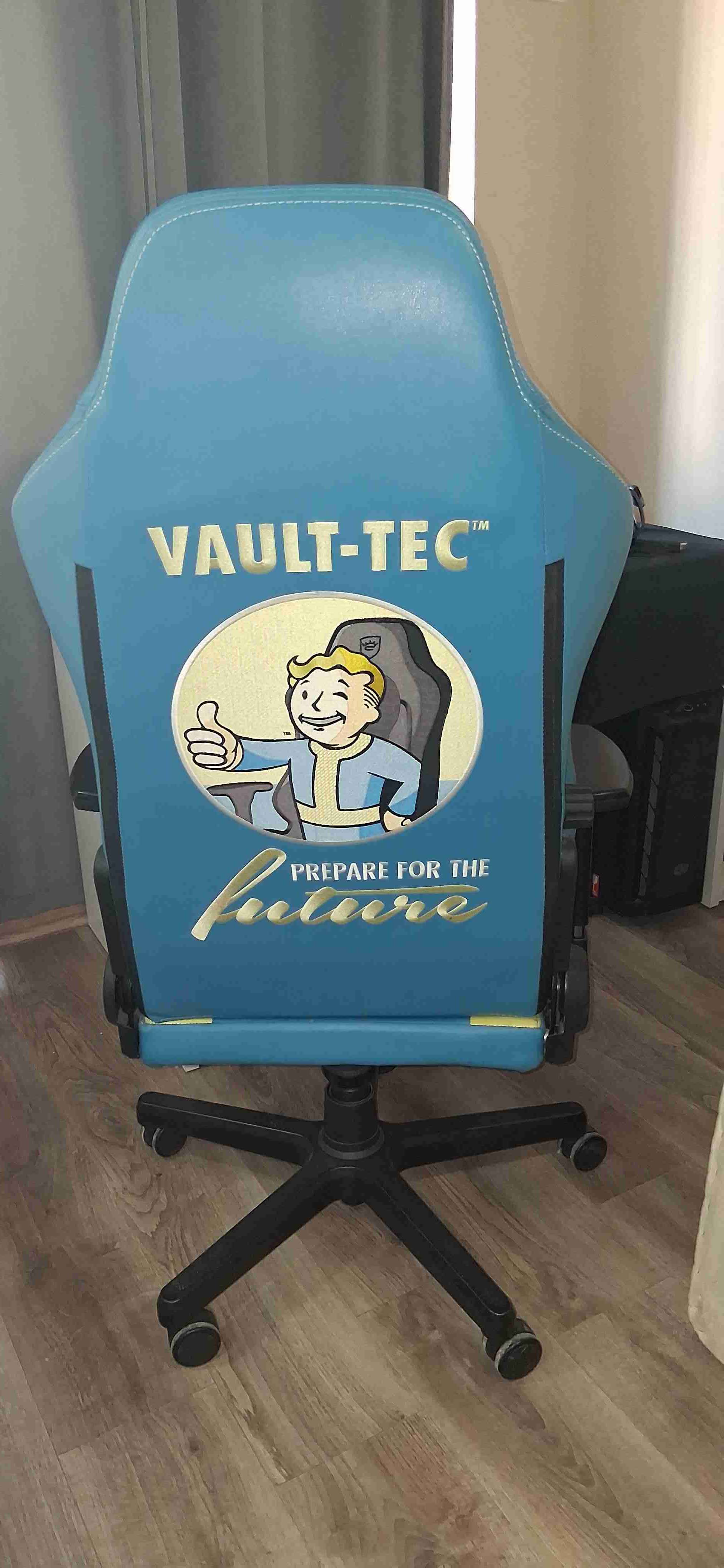 Silla gamer azul Vault-Tec - miniatura 2