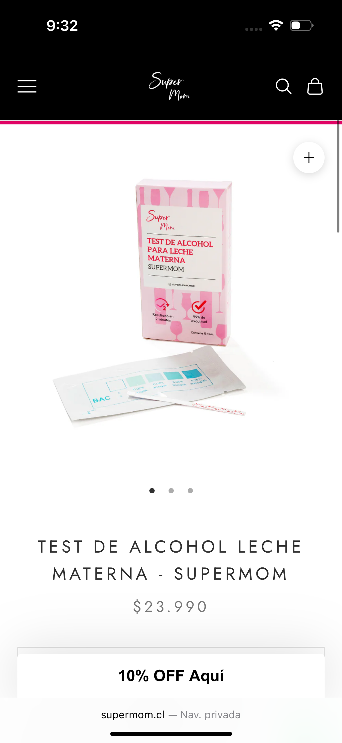 Test de alcohol para leche materna - miniatura 2