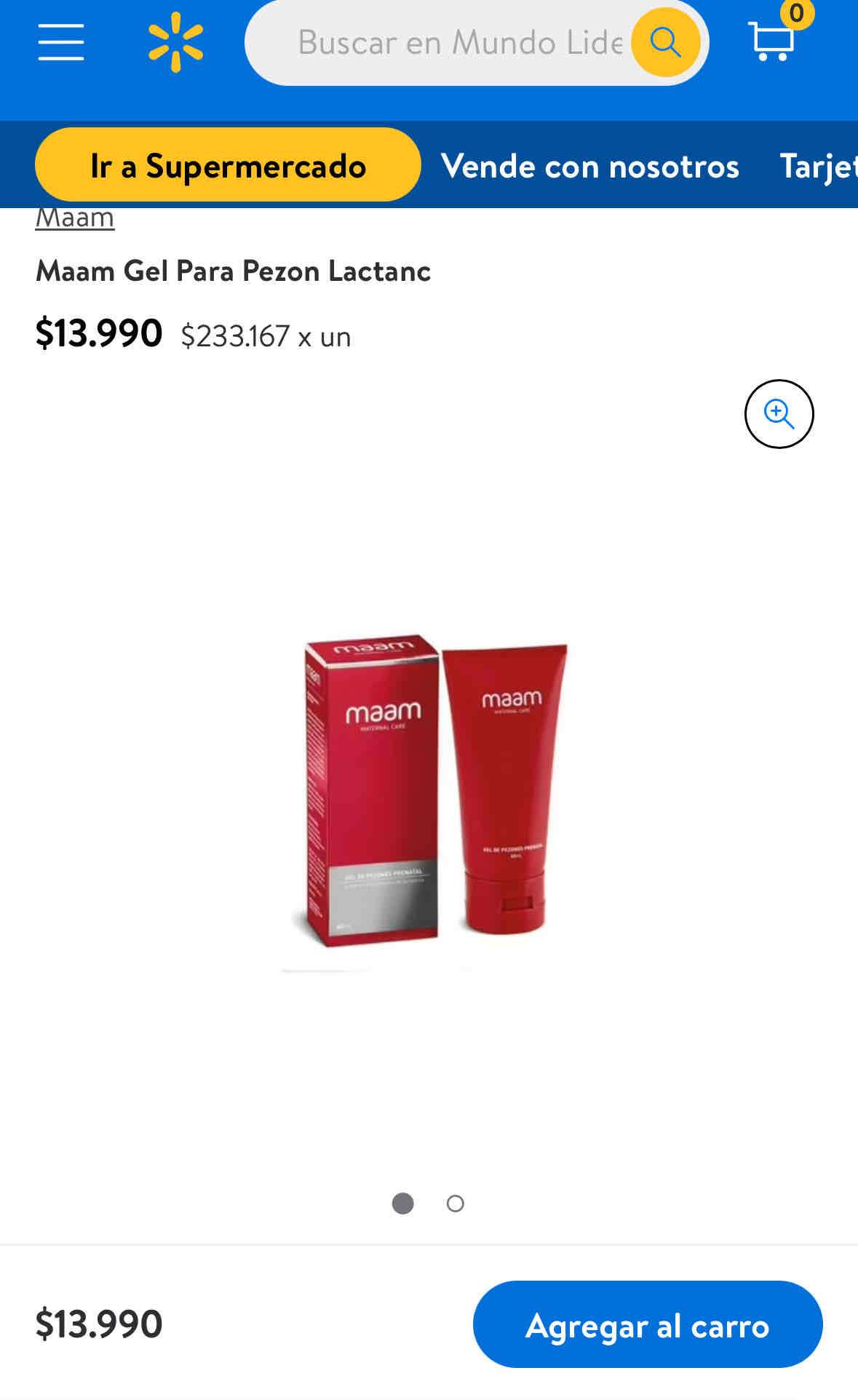 Gel para pezones Maam Maternal Care 60mL - miniatura 4