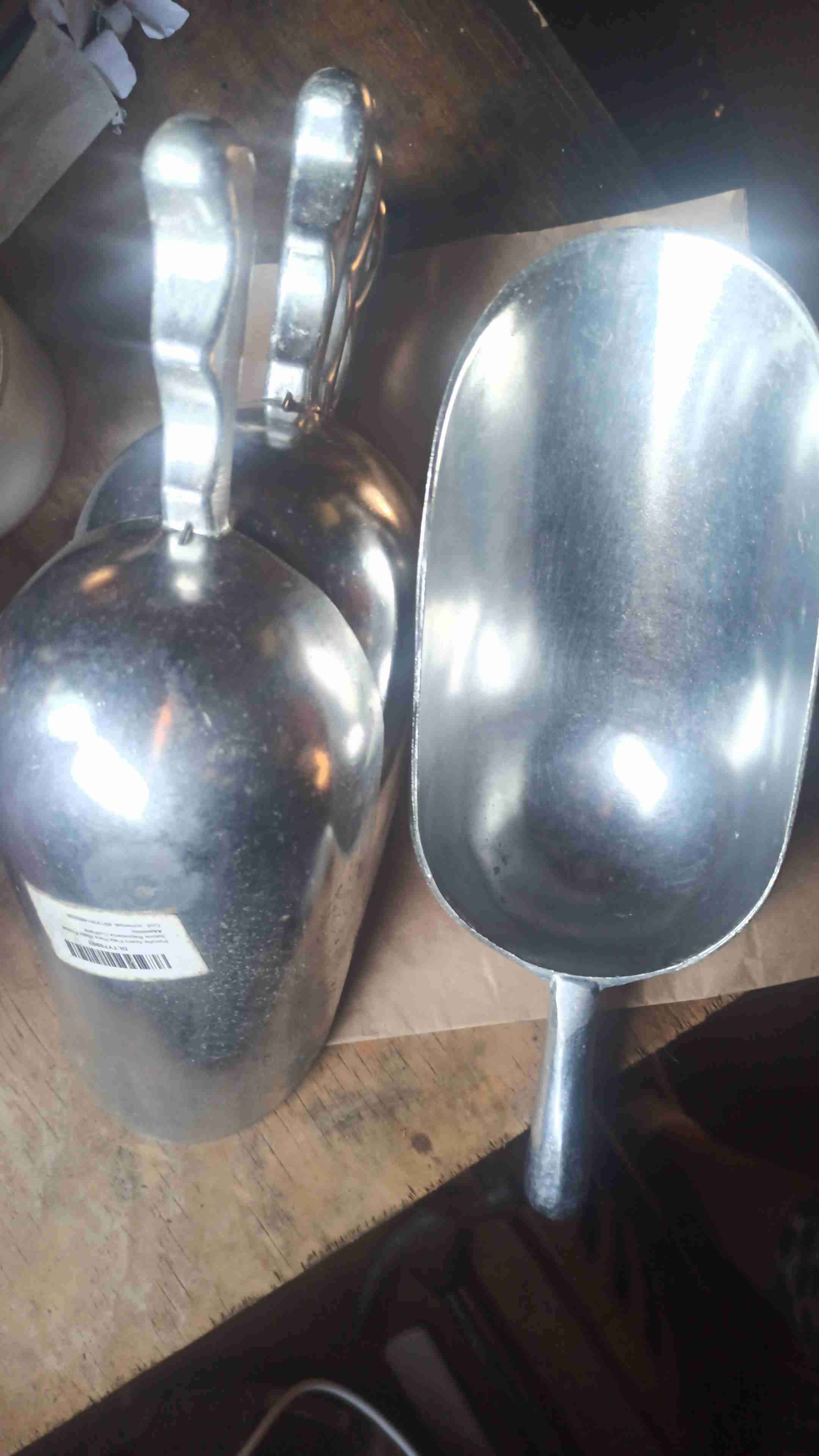 Poruñas de aluminio para alimentos