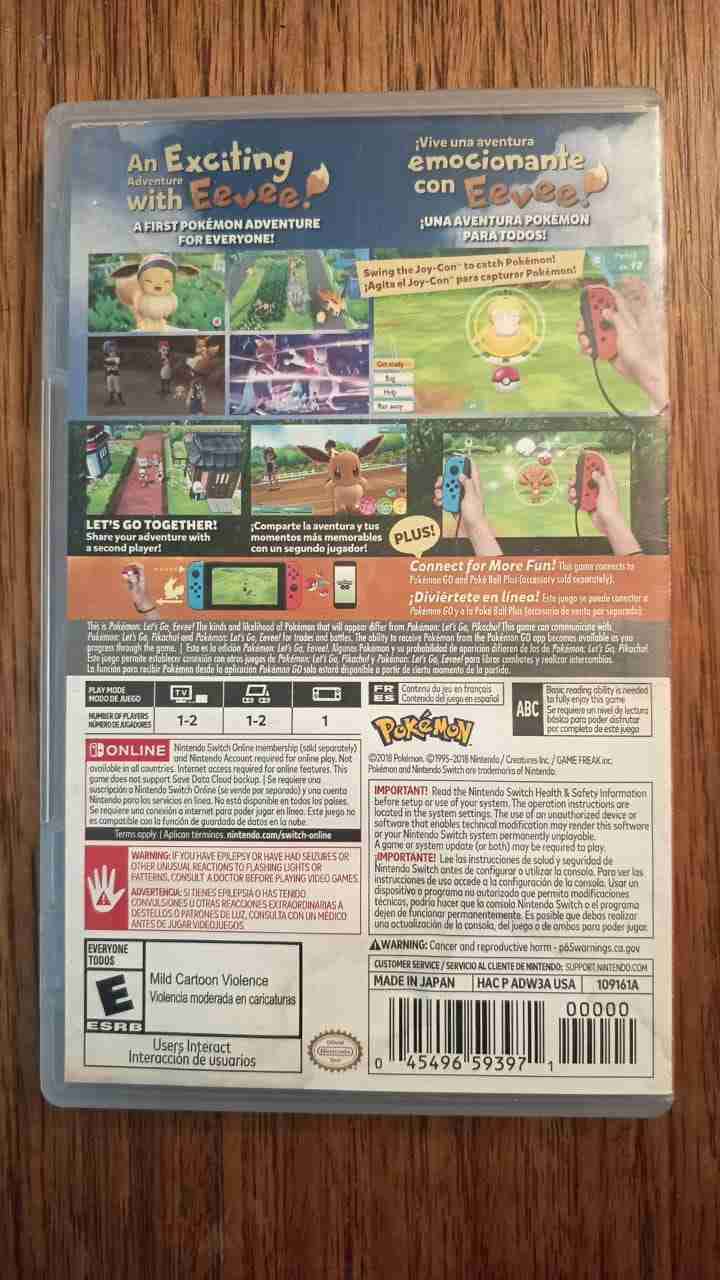 Pokémon Let's Go Eevee para Nintendo Switch - miniatura 3