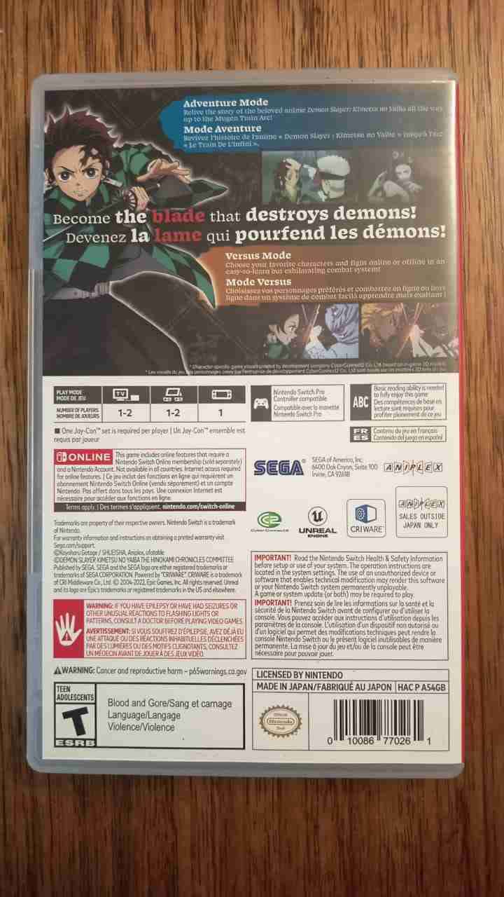 Videojuego Demon Slayer para Nintendo Switch - miniatura 3
