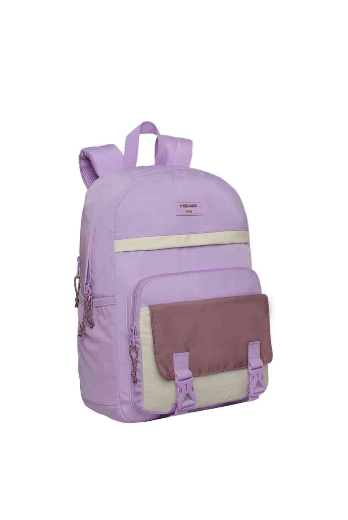 Mochila morada con bolsillos - miniatura 1
