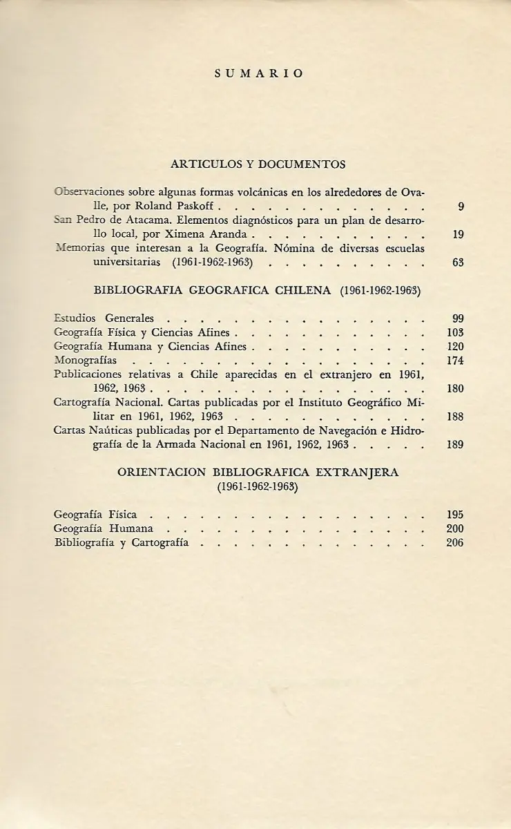 Revista Informaciones Geográficas 1964 - miniatura 2