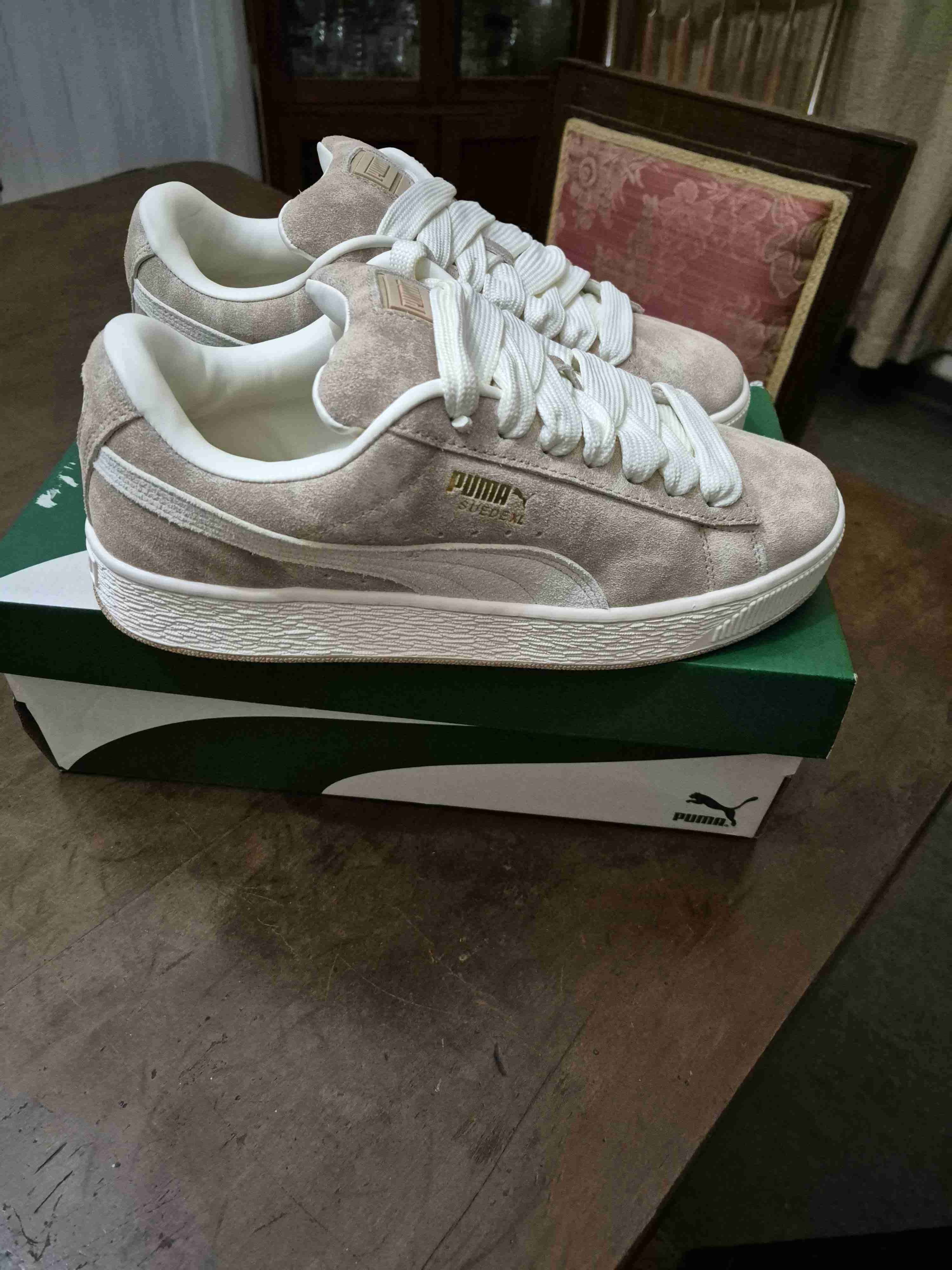 Zapatillas Puma beige clásicas - miniatura 4