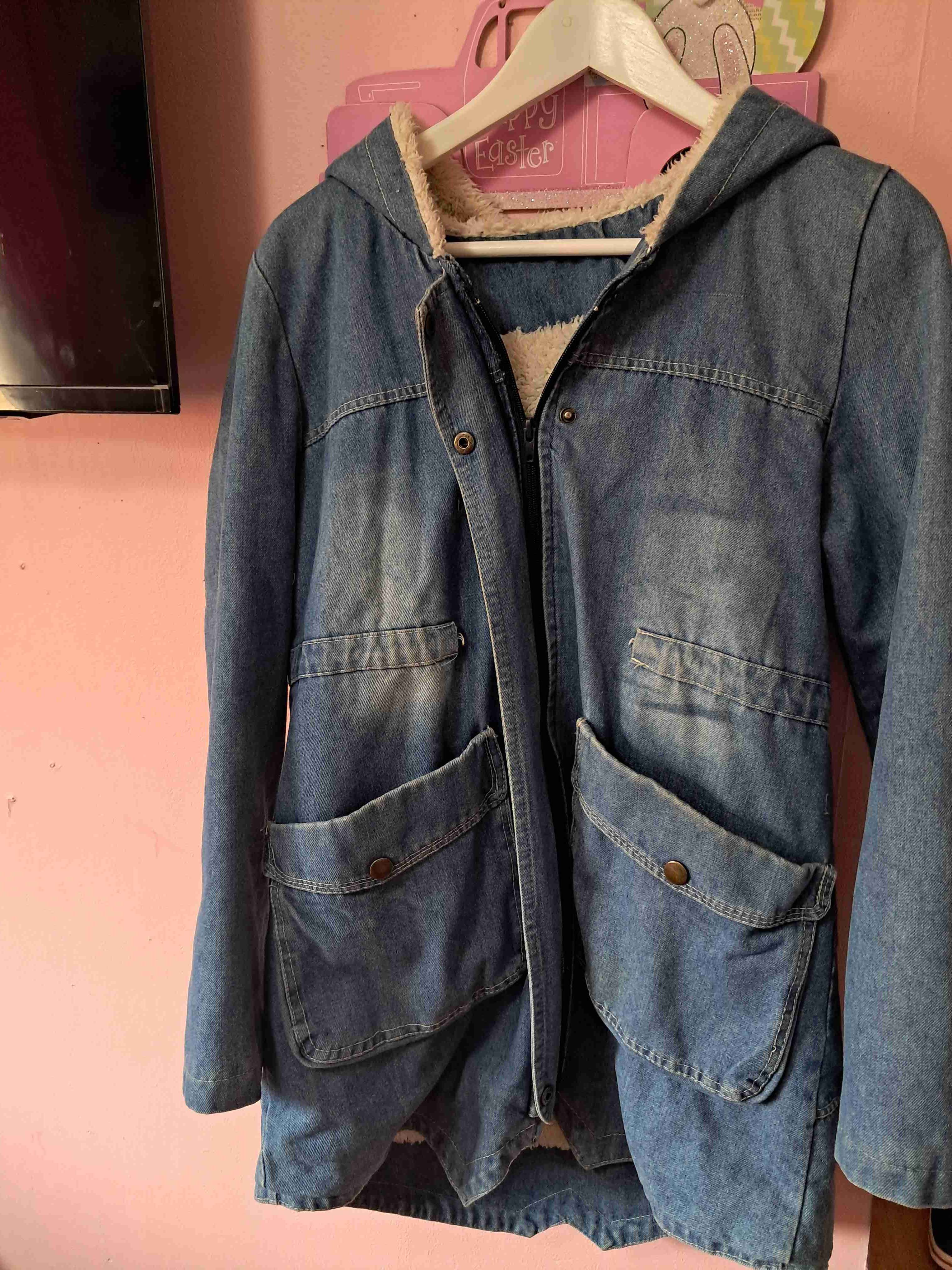 Parka rosada con capucha - miniatura 6