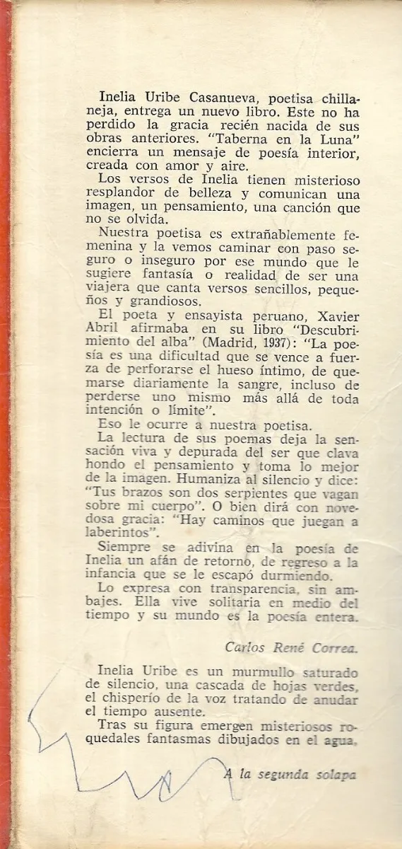 Libro Taberna En La Luna / Inelia Uribe Casanueva - miniatura 2