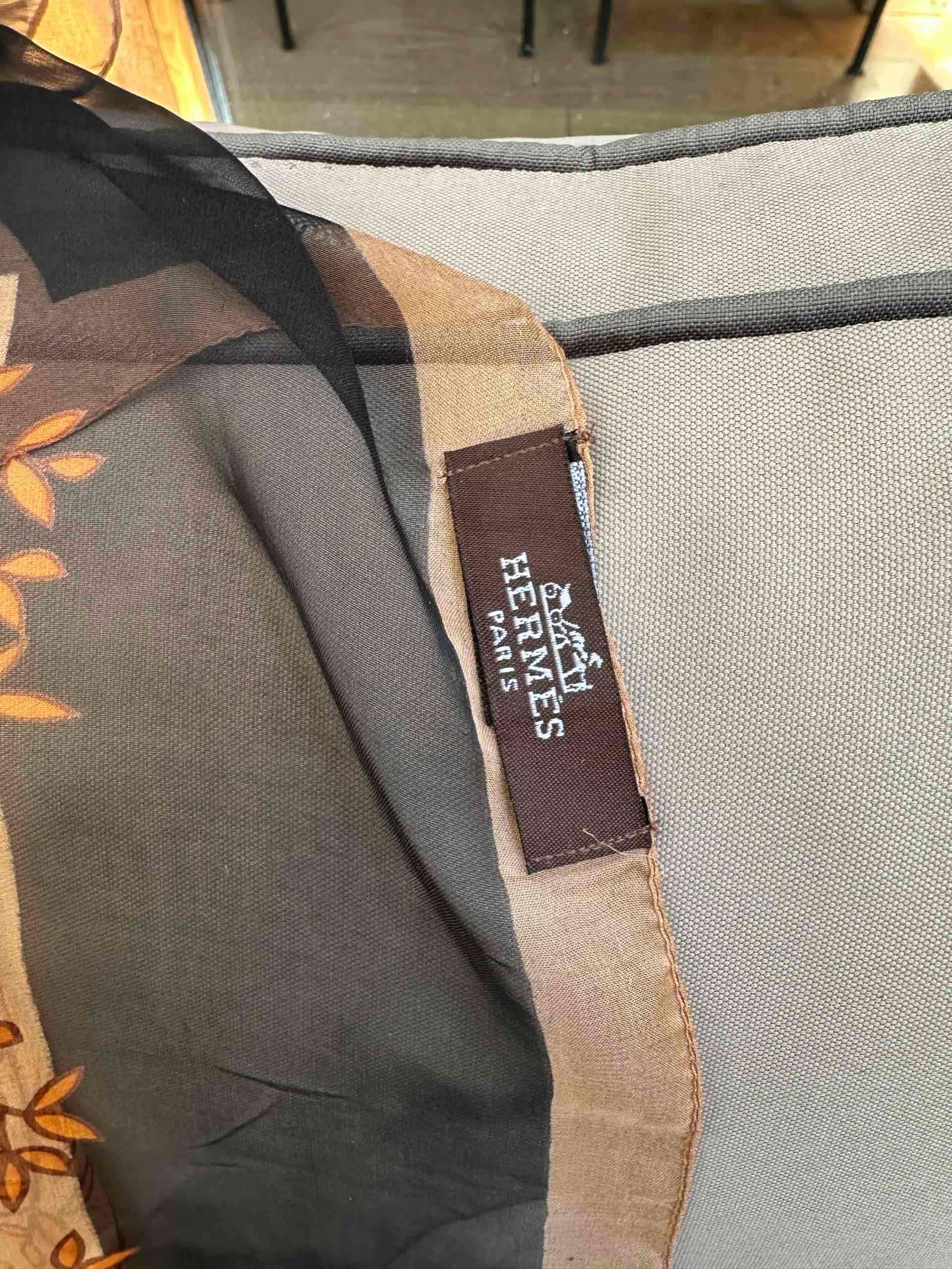 Pañuelo Hermès Cashmere Silk - miniatura 4