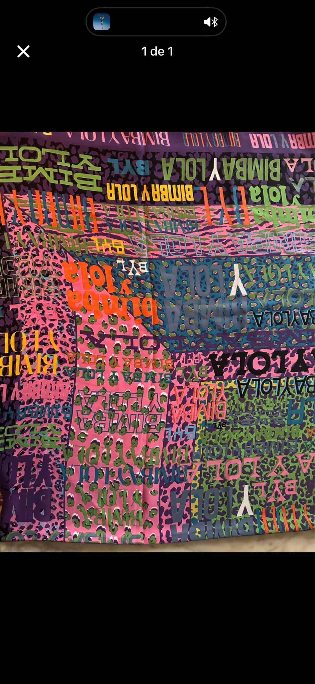 Pañuelo Bimba y Lola multicolor con letras - miniatura 2