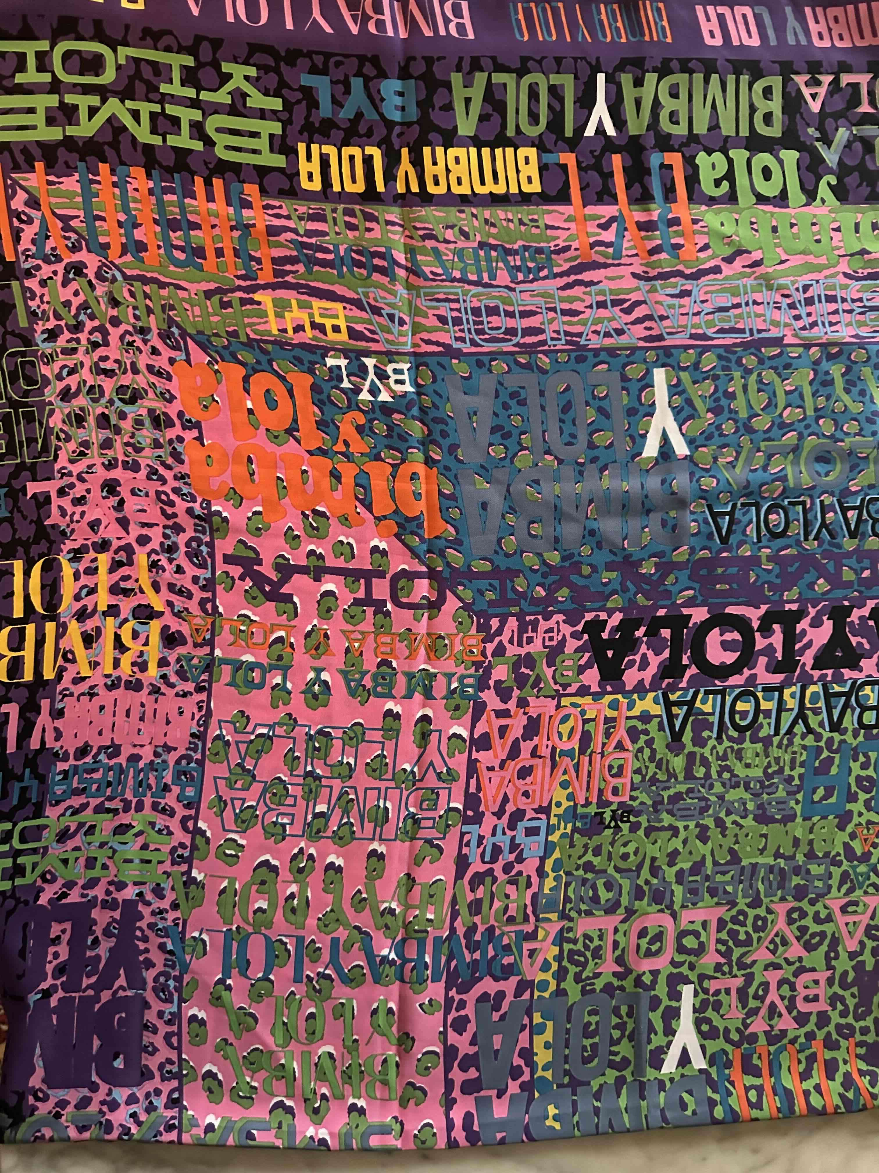 Pañuelo Bimba y Lola multicolor con letras - miniatura 3