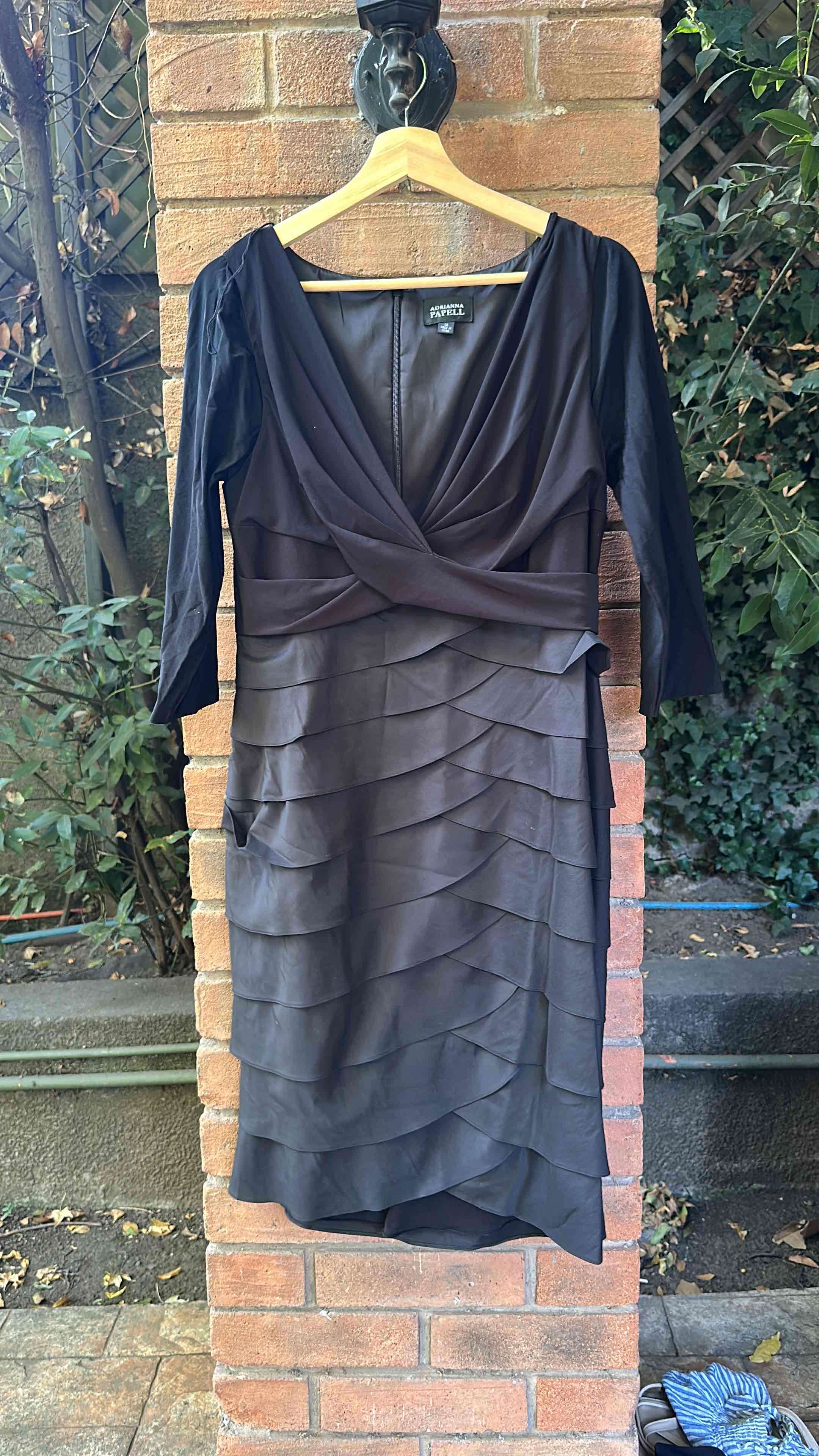 Vestidos marca Ralph Lauren  negro con pliegues - miniatura 3