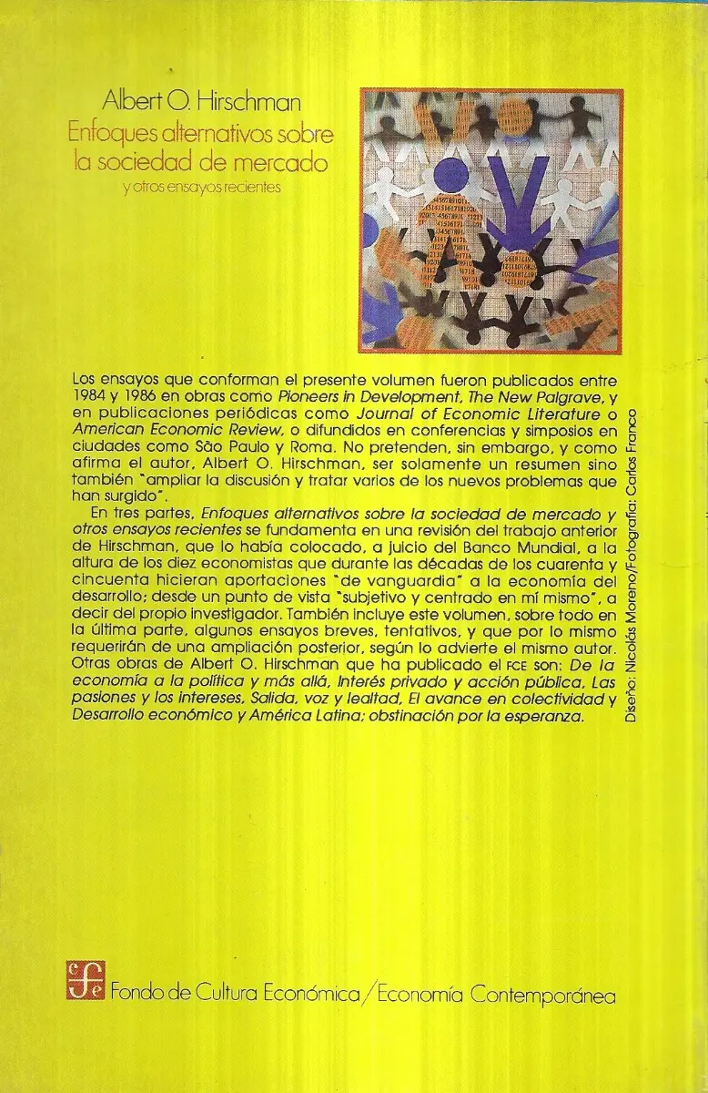 Enfoques Alternativos Sociedad Mercado / Hirschman - miniatura 2