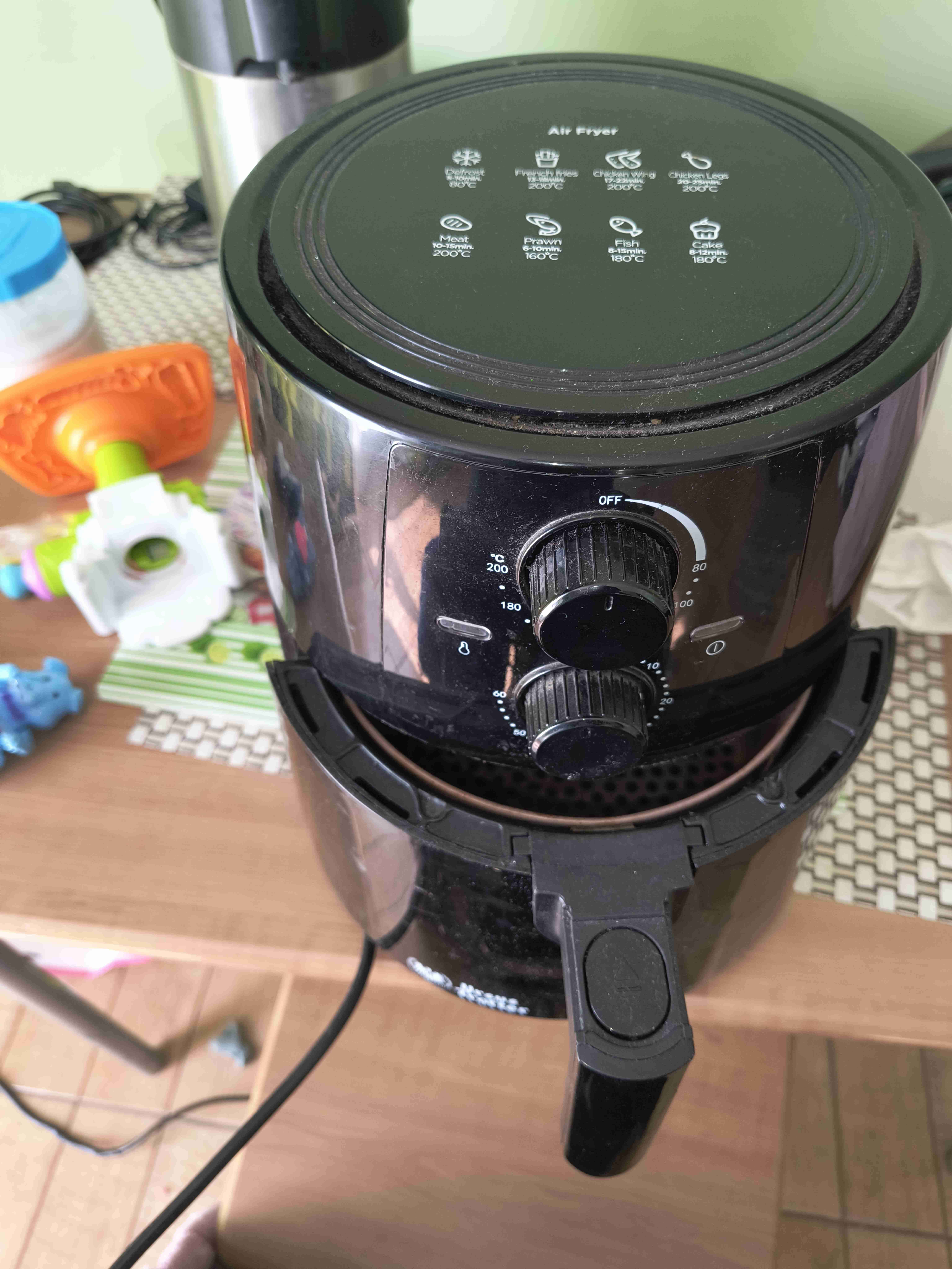 Freidora de aire negra Ursus Trotter - miniatura 2