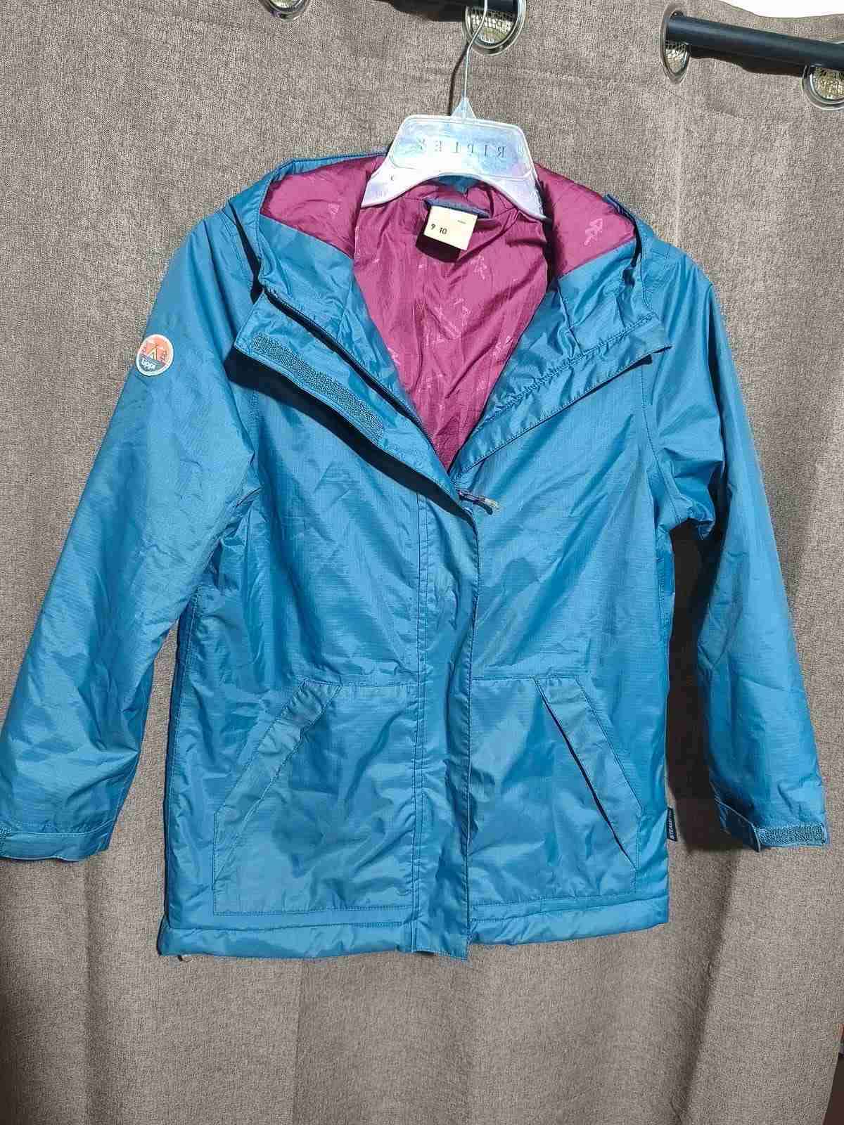 Chaqueta impermeable azul unisex - miniatura 1