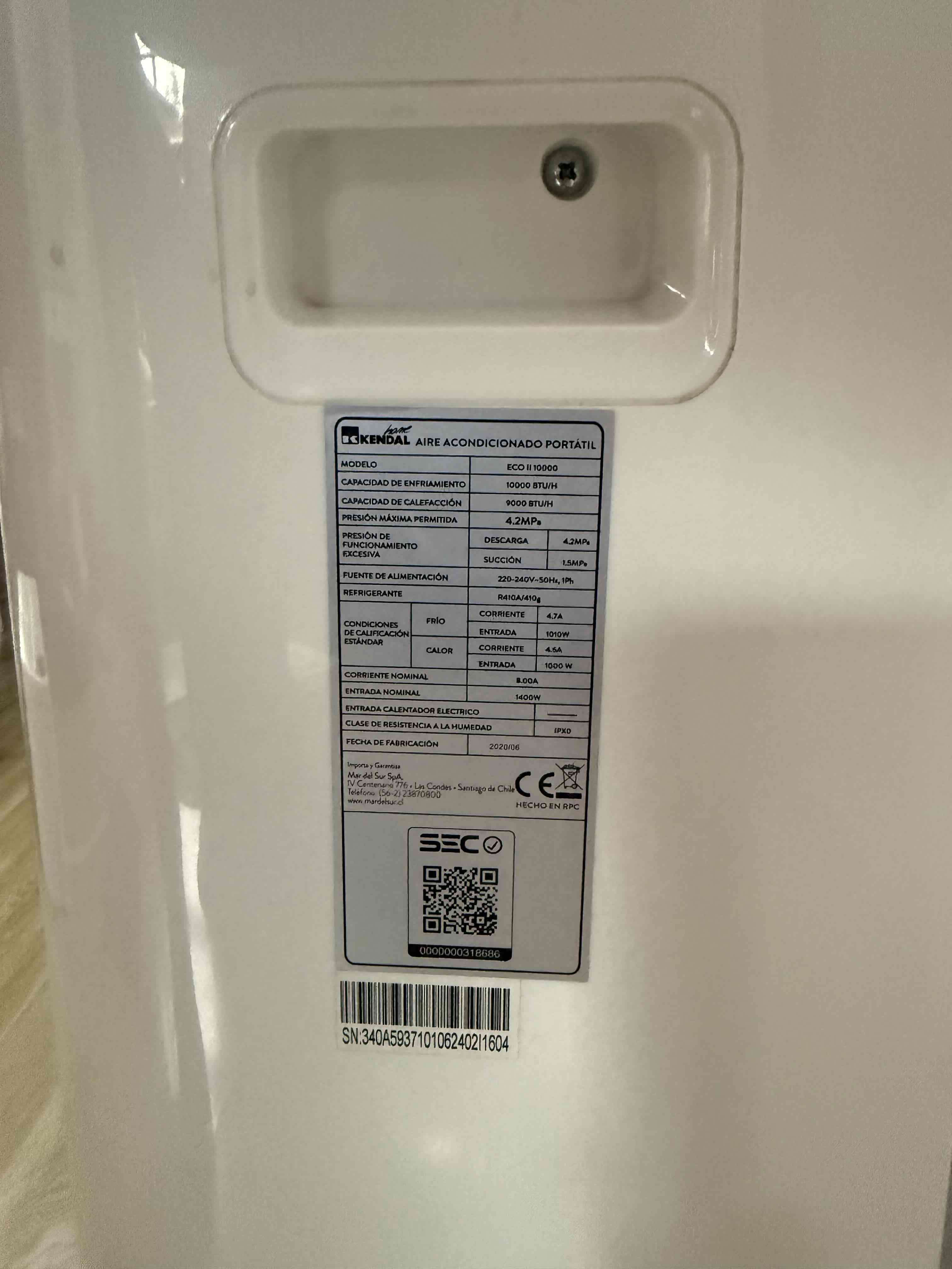 Aire acondicionado Kendal blanco Eco II - miniatura 4