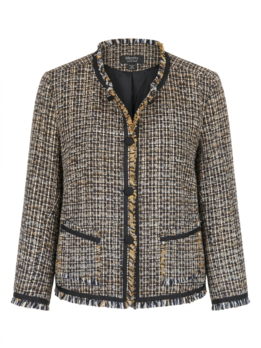 Chaqueta tweed mujer - miniatura 2
