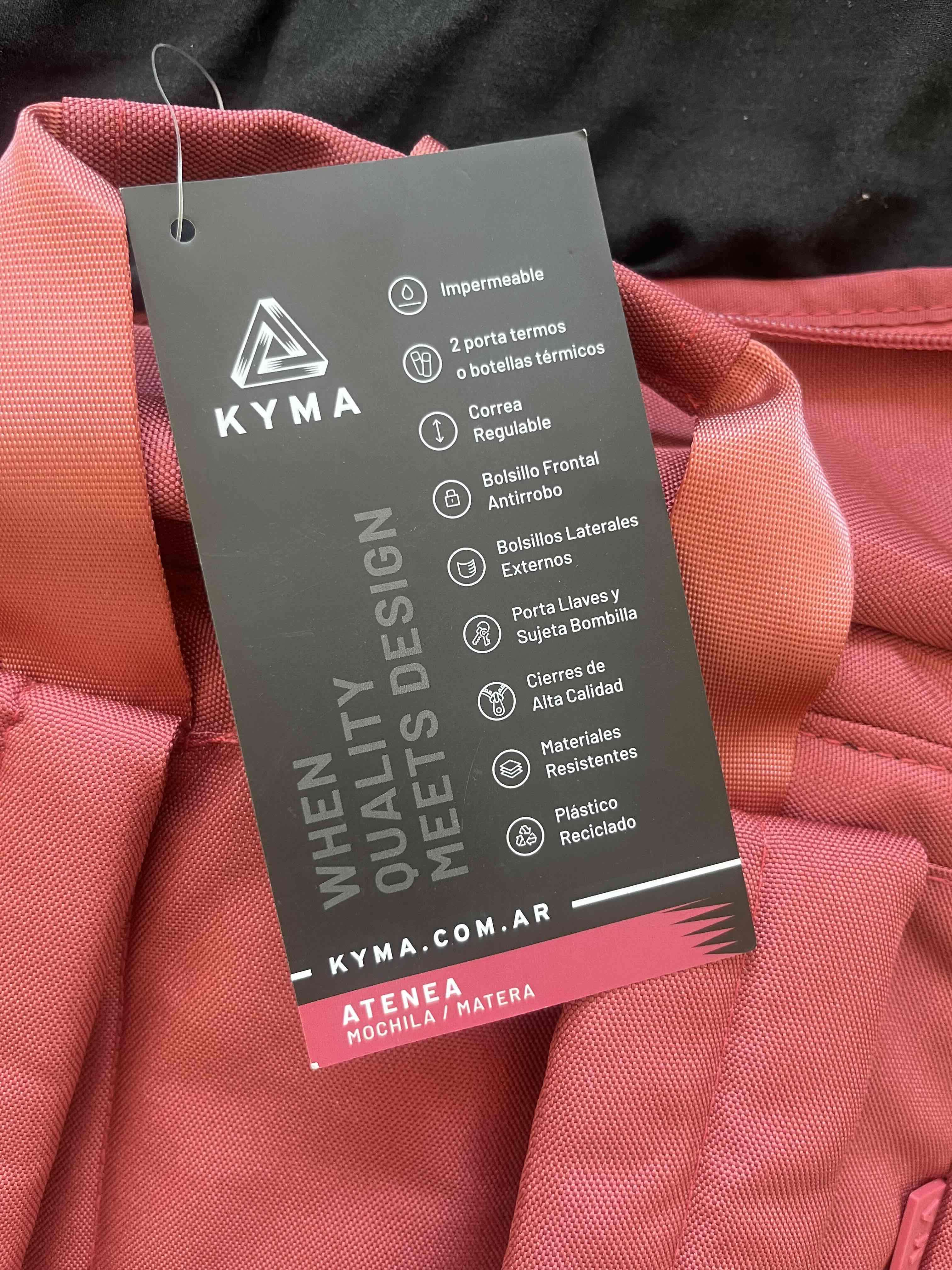 Mochila matera roja KYMA - miniatura 2