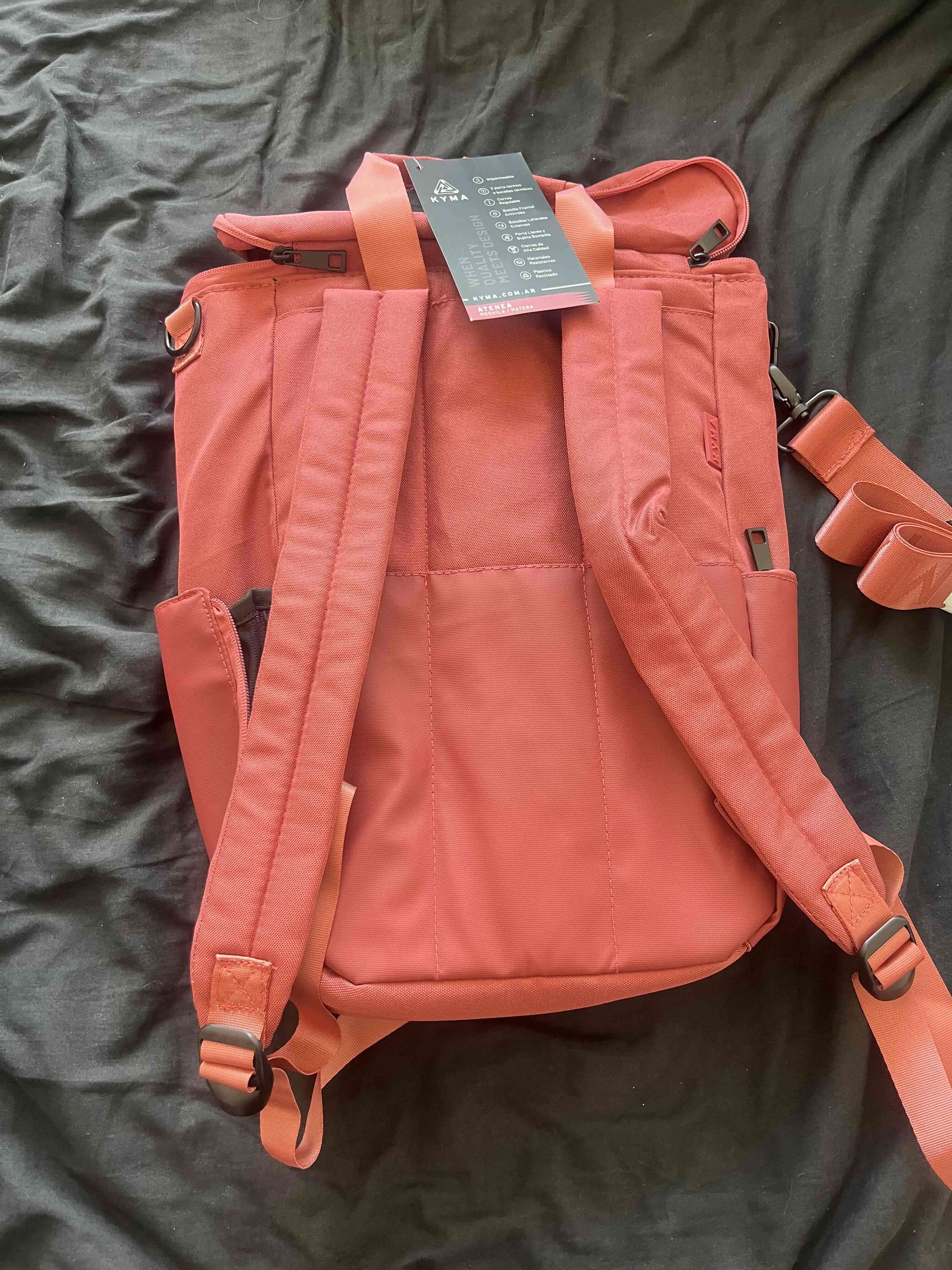 Mochila matera roja KYMA - miniatura 4