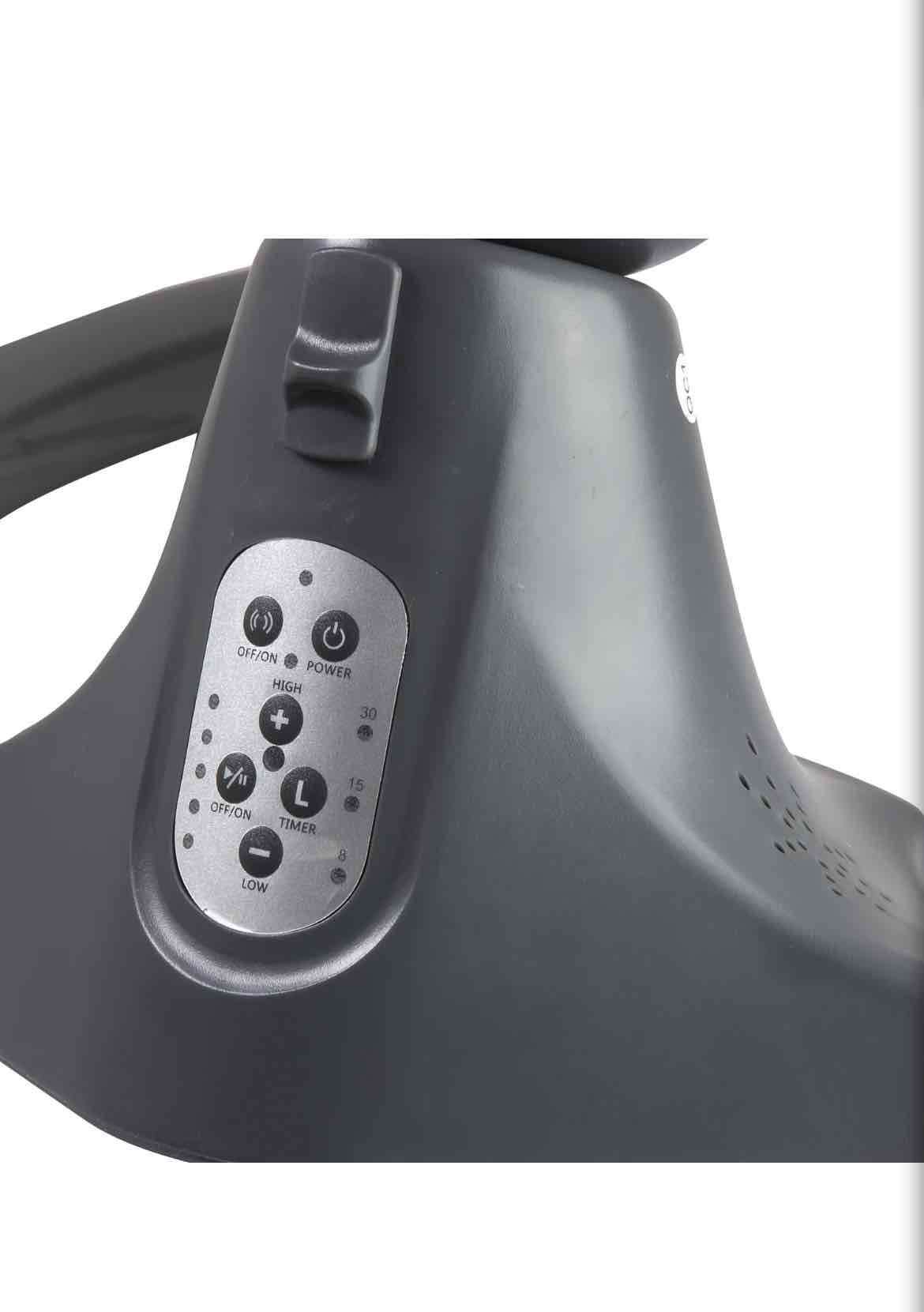 Silla mecedora de bebé gris, marca bebesit - miniatura 2