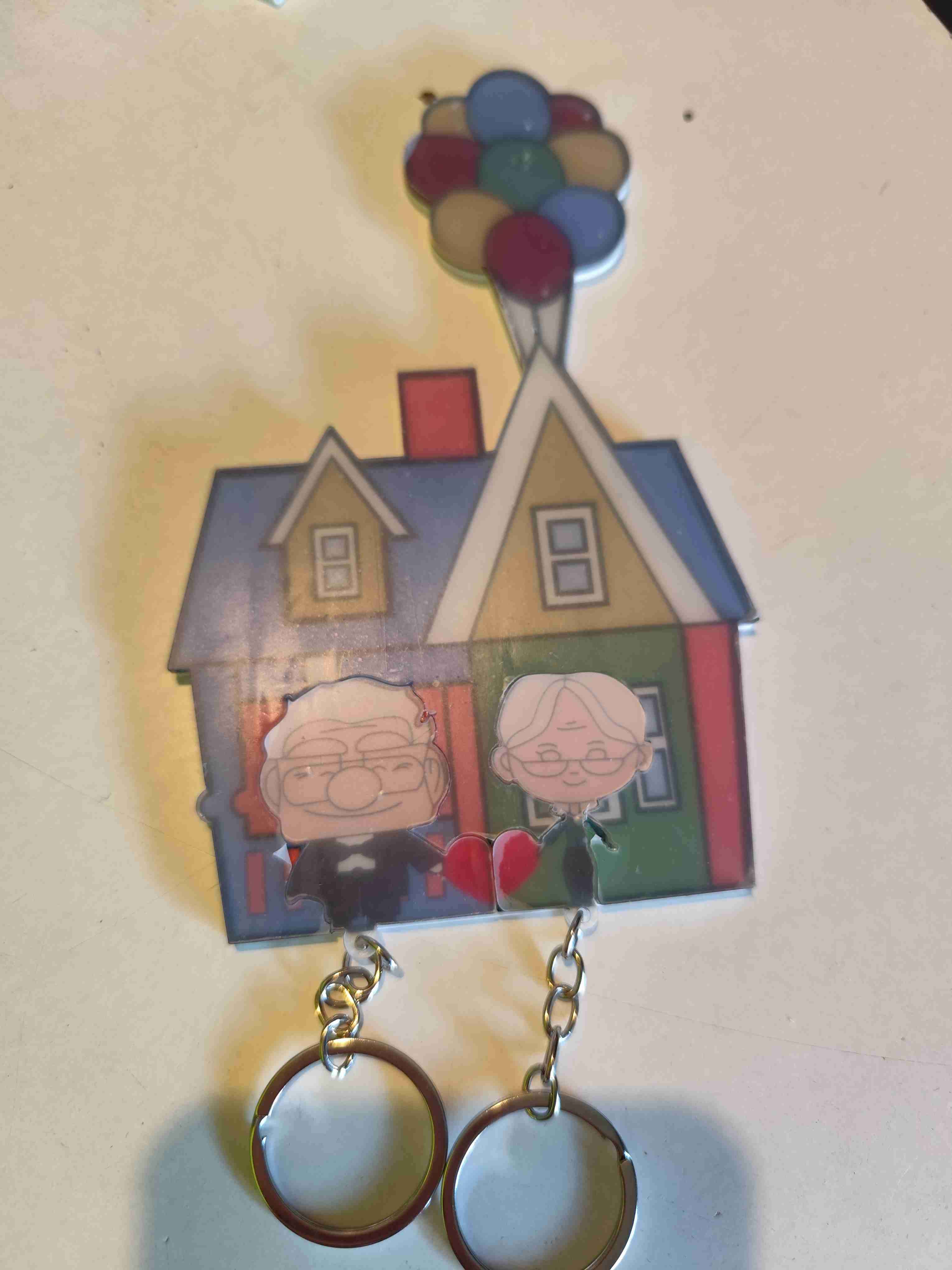 Llaveros casa con personajes - miniatura 1