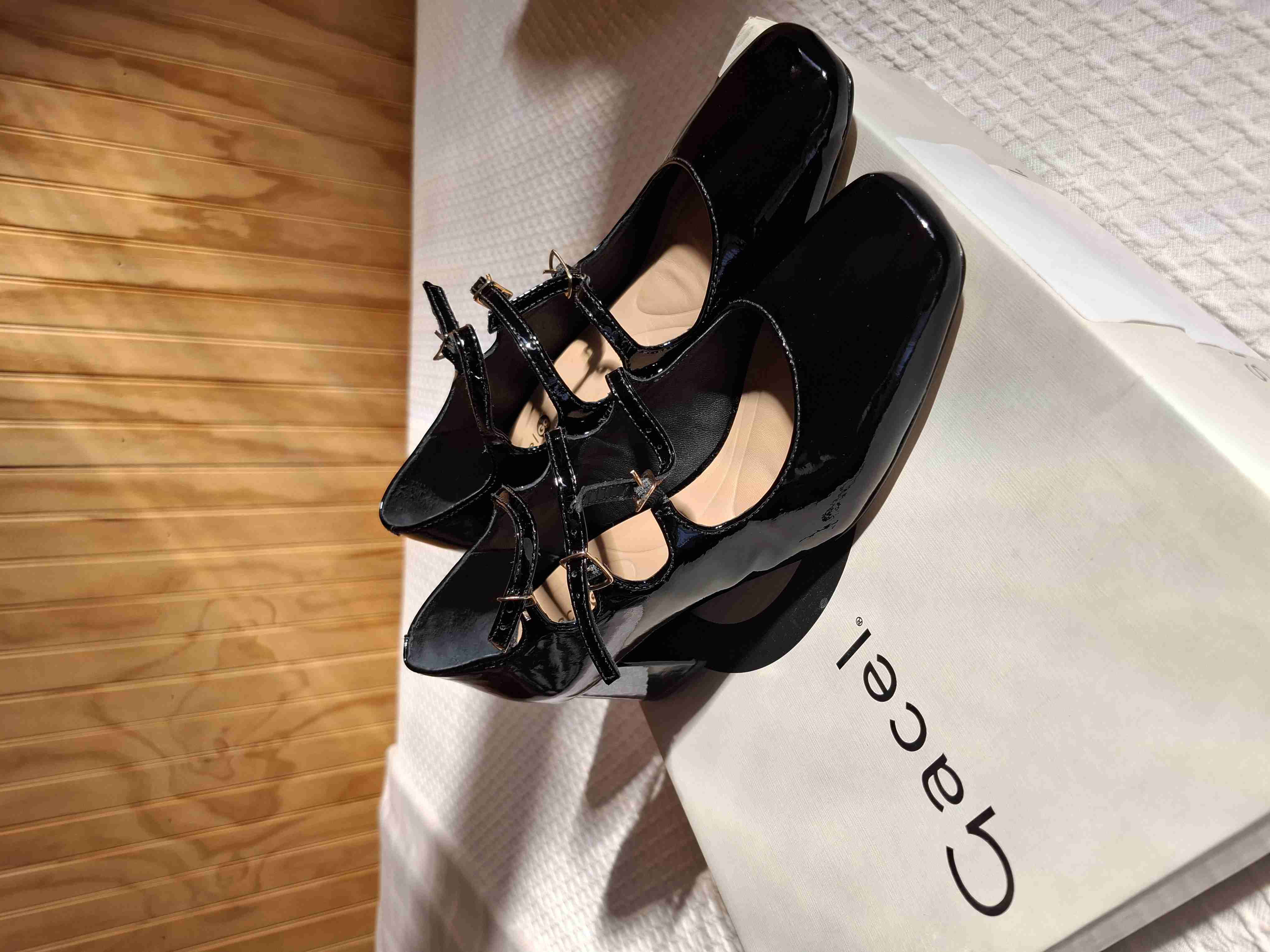 Zapatos negros charol Gacel - miniatura 4