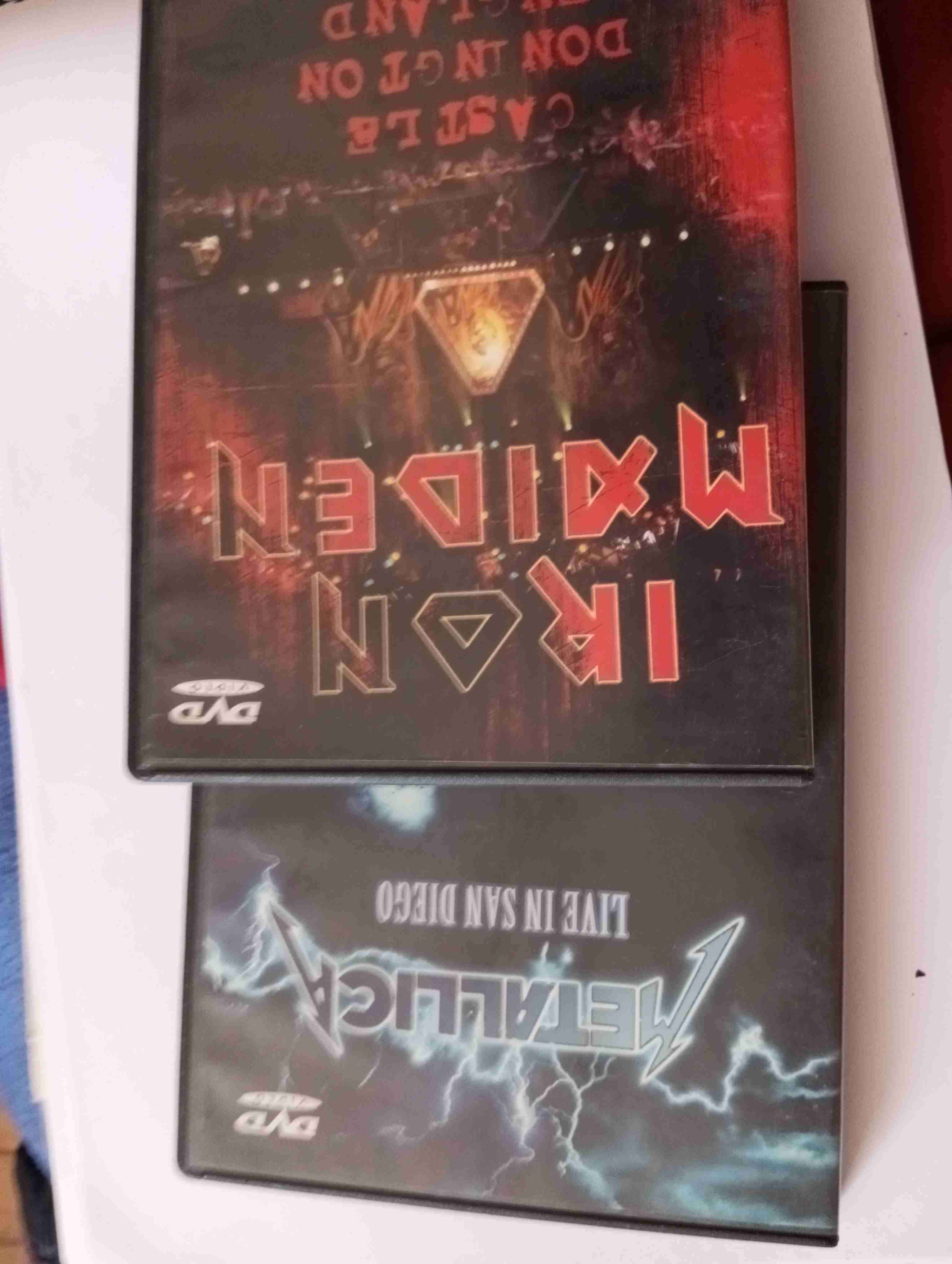 DVD Originales Iron Maiden (Donington) y Metallica - miniatura 1