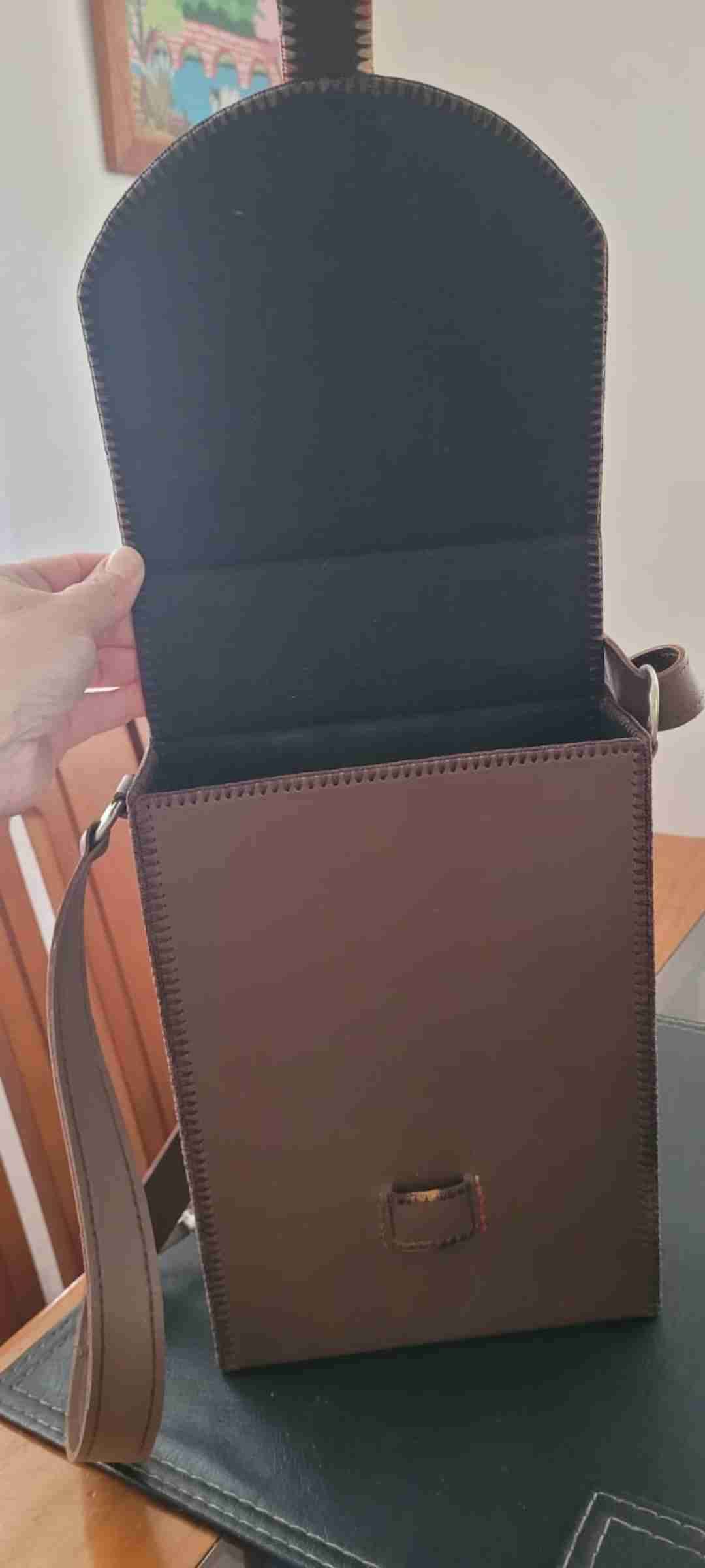 Bolso matero de cuero artesanal - miniatura 2