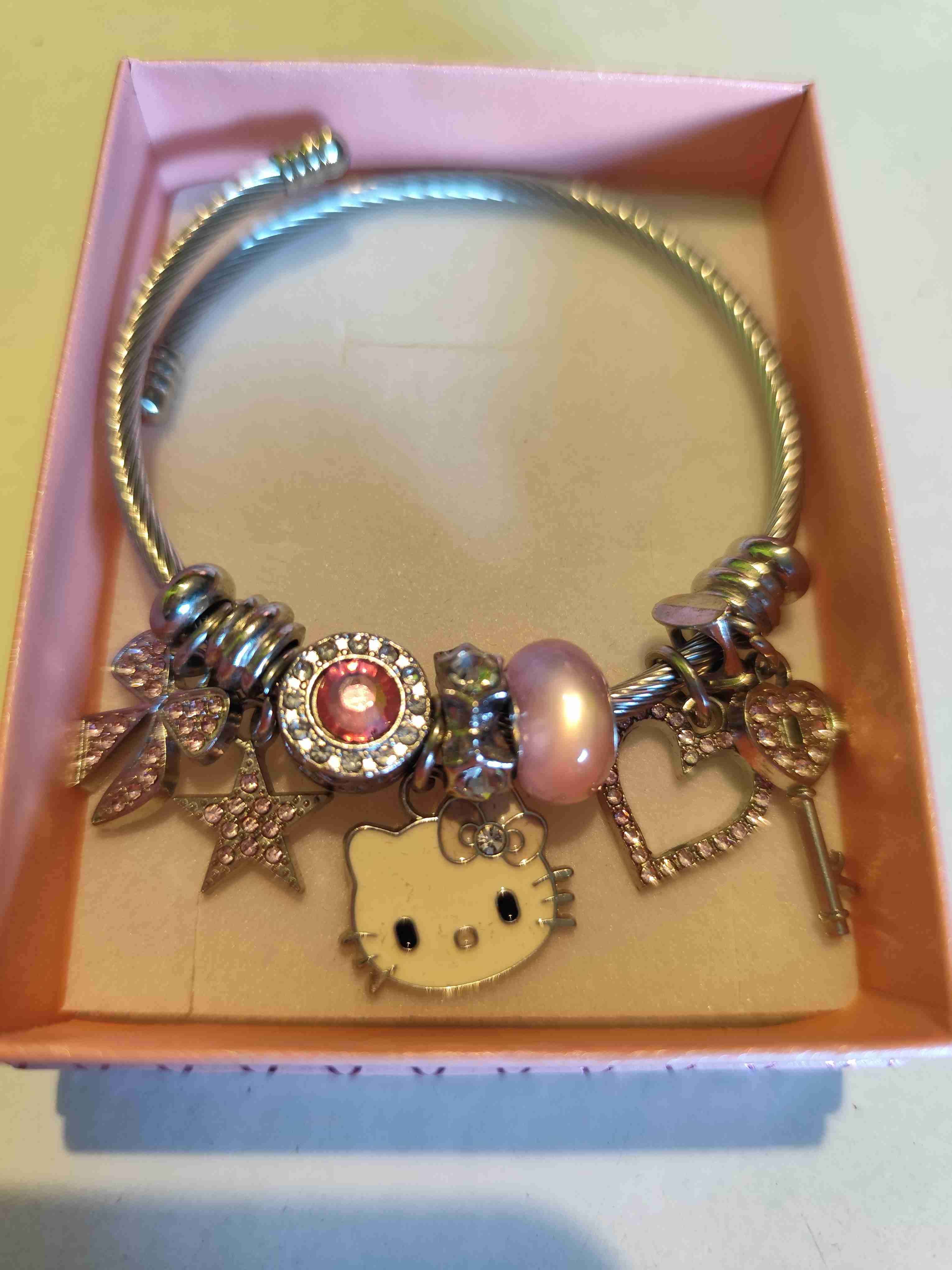 Pulsera con dijes Hello Kitty - miniatura 1