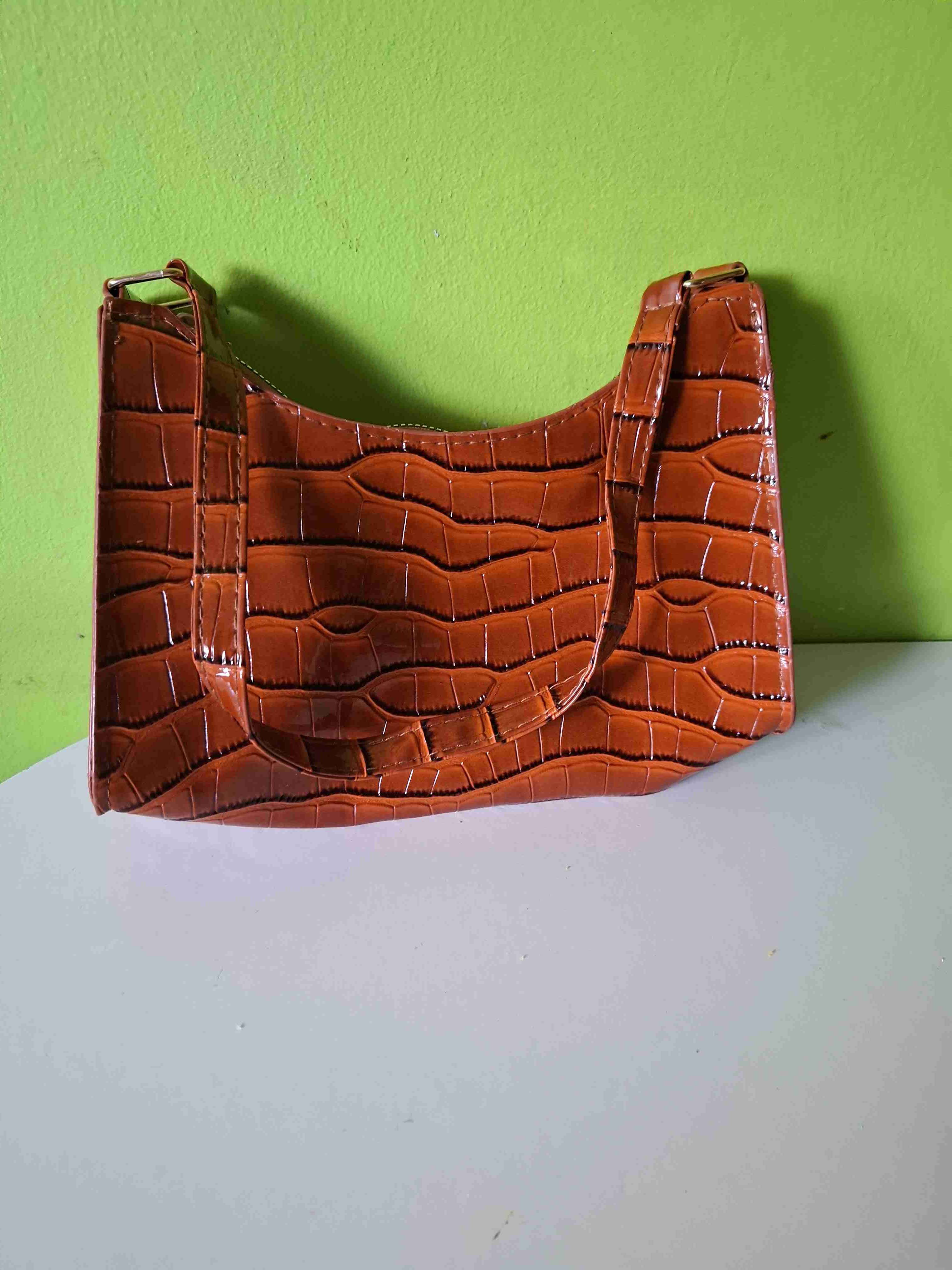 Cartera de mano marrón - miniatura 1