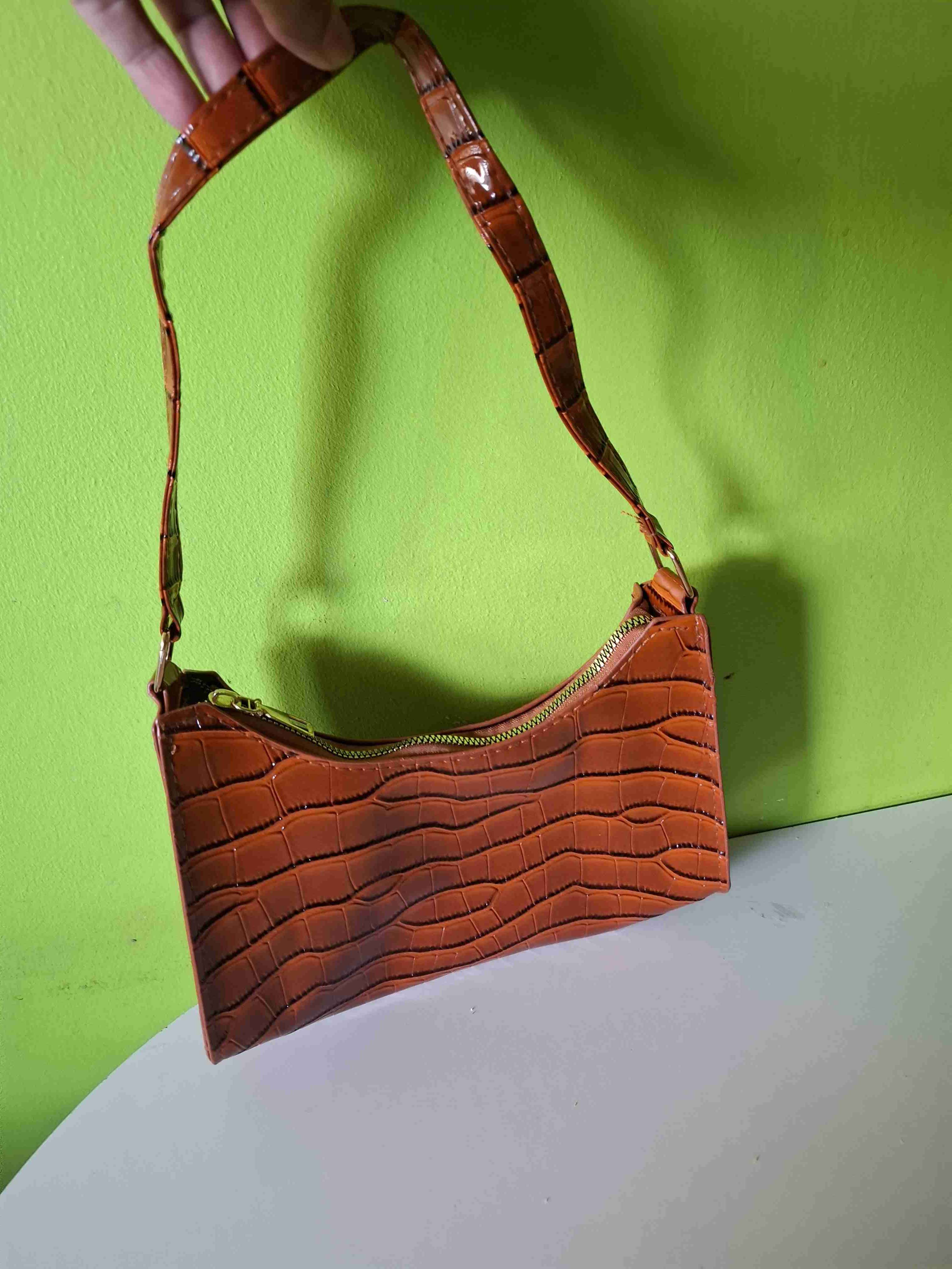 Cartera de mano marrón - miniatura 2