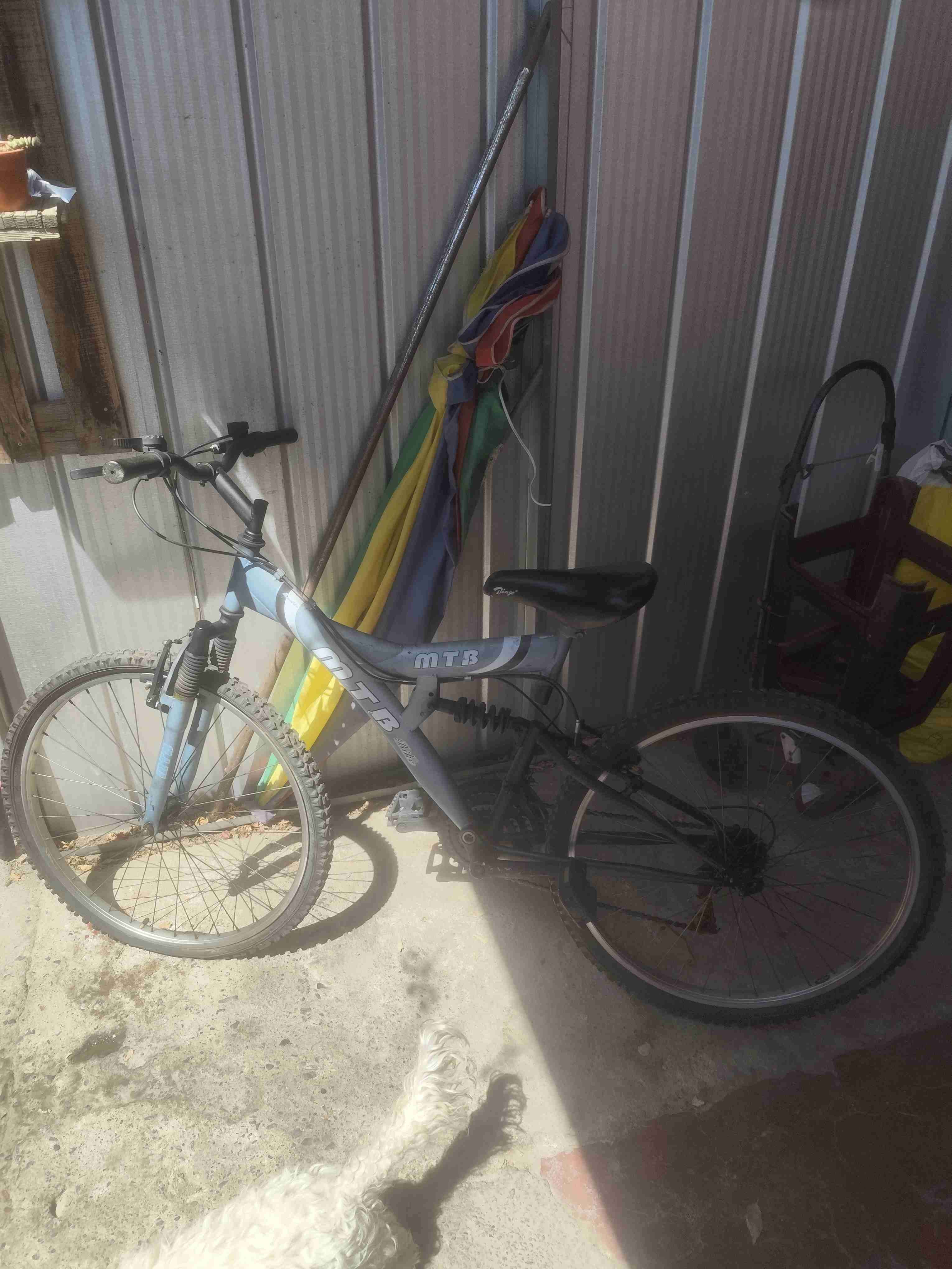 Bicicleta de montaña MTB azul - miniatura 3