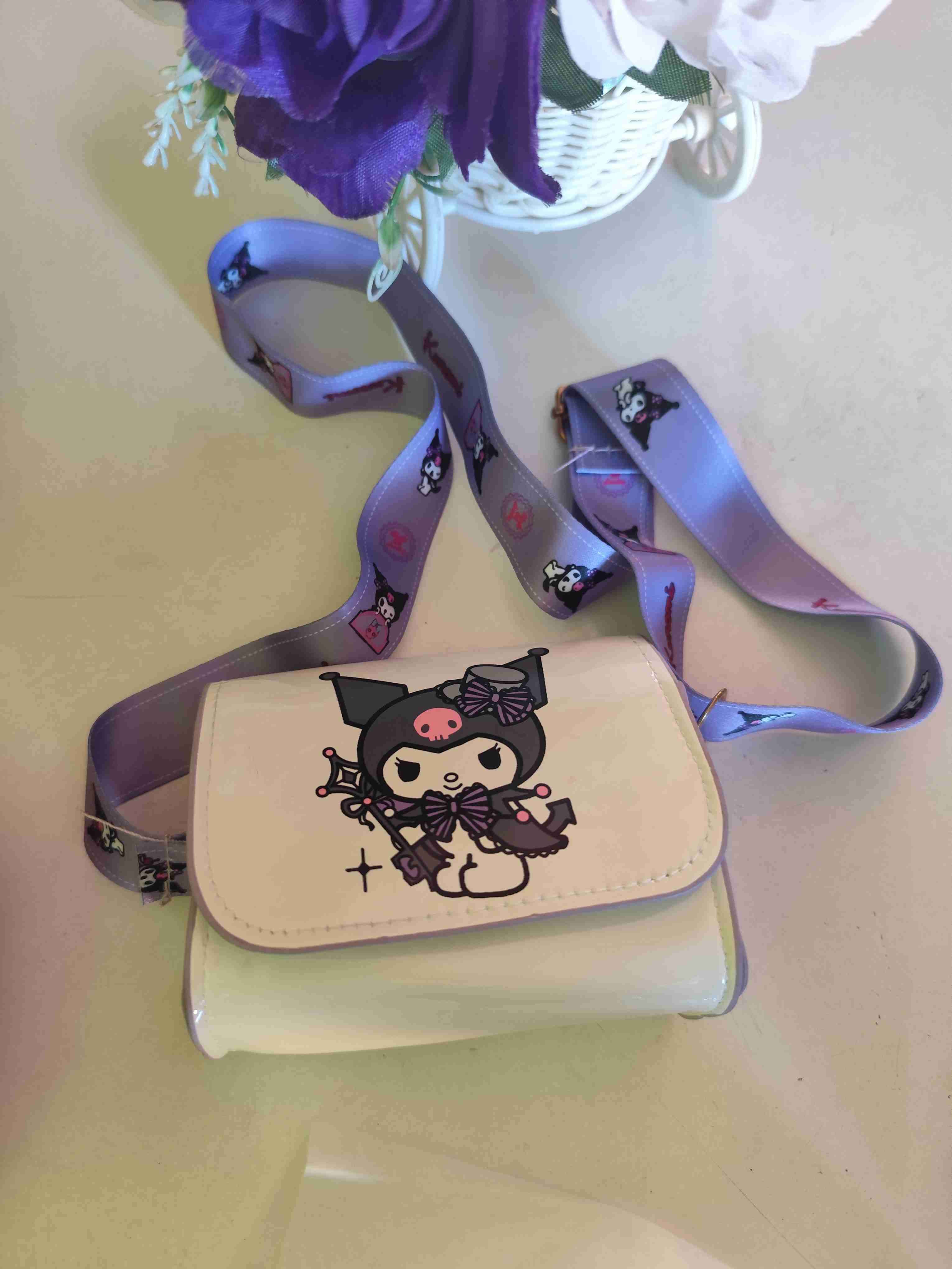 Mini cartera Kuromi blanca - miniatura 2