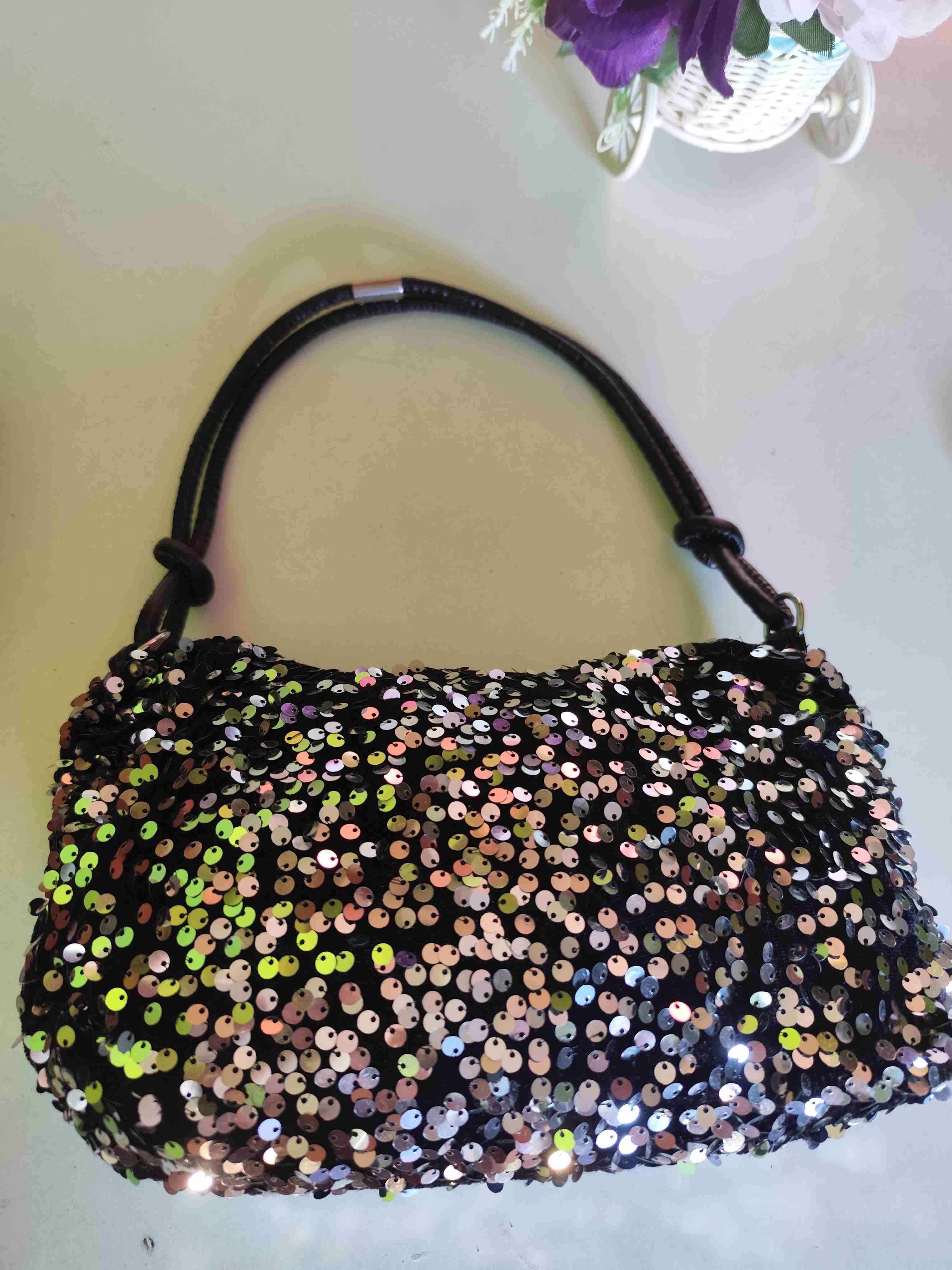 Cartera lentejuelas brillante - miniatura 2